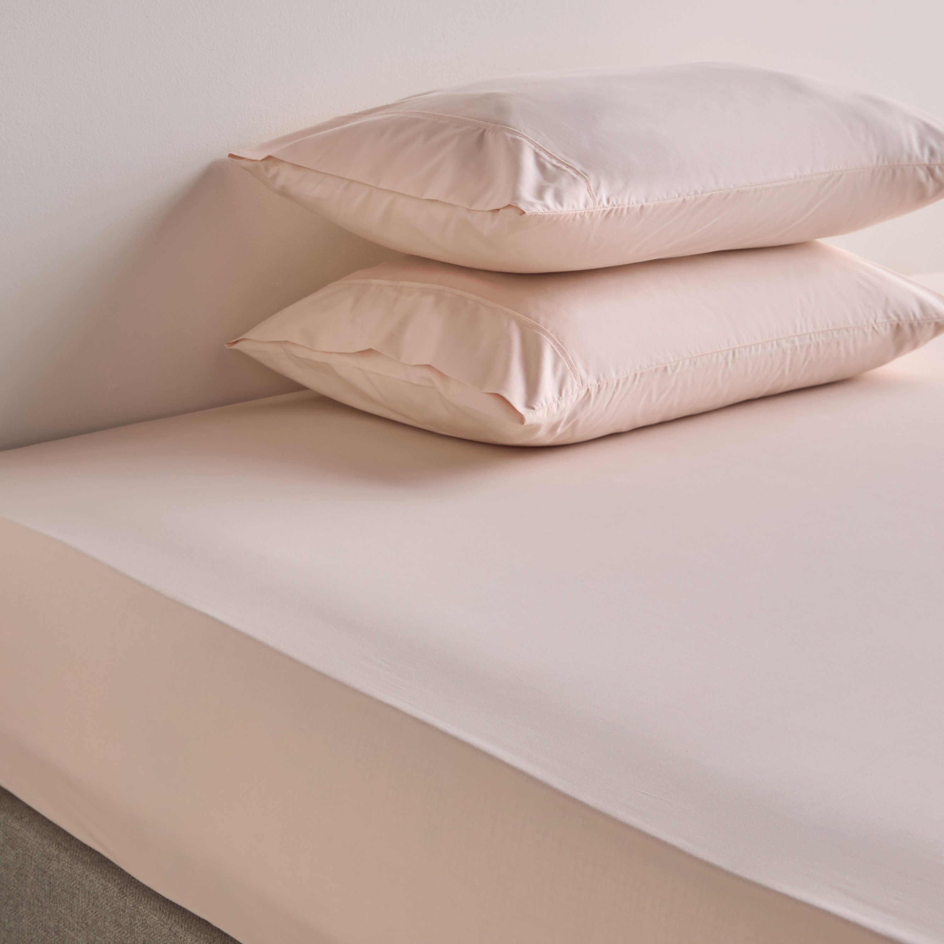 Organic Cotton Tencel Percale 3-Piece Full Fitted Sheet Set - 120x200 cm-household-bedding-sheetsandpillowcases-fittedsheets-image-1