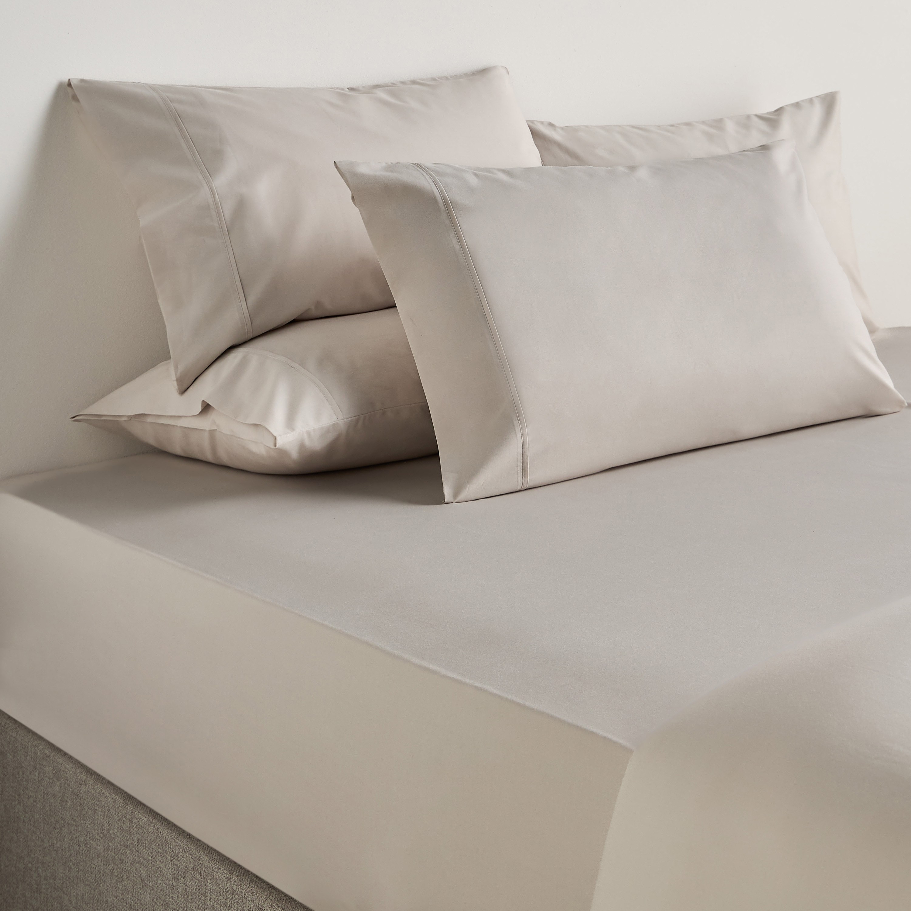 طقم شرشف مطّاطي كينج 3 قطع تينسيل بيركال من القطن العضوي - 180×205 سم-household-bedding-sheetsandpillowcases-fittedsheets-image-6