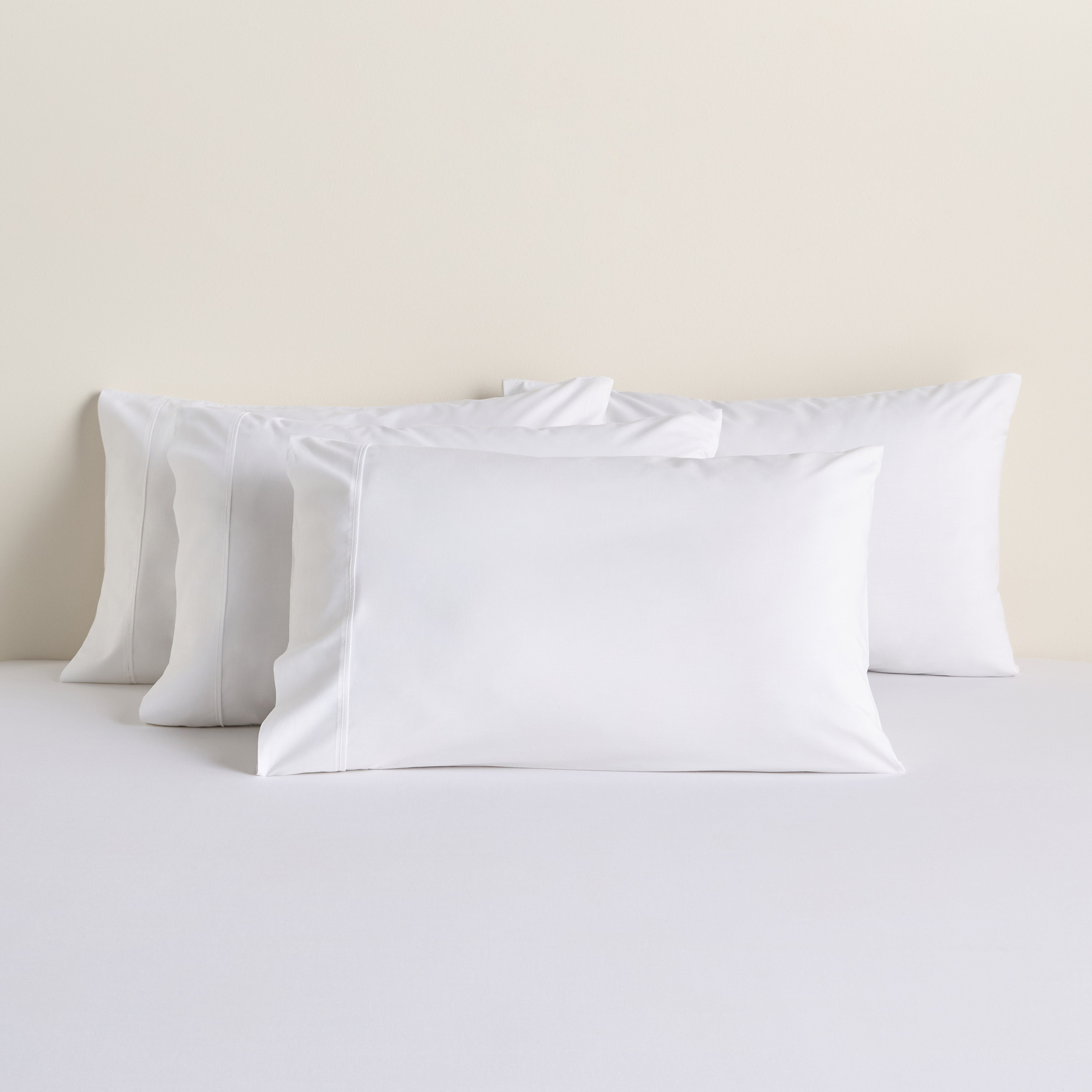 Organic Cotton Tencel Percale 4-Piece Pillowcase Set - 50x75 cm-household-bedding-sheetsandpillowcases-pillowcases-image-1
