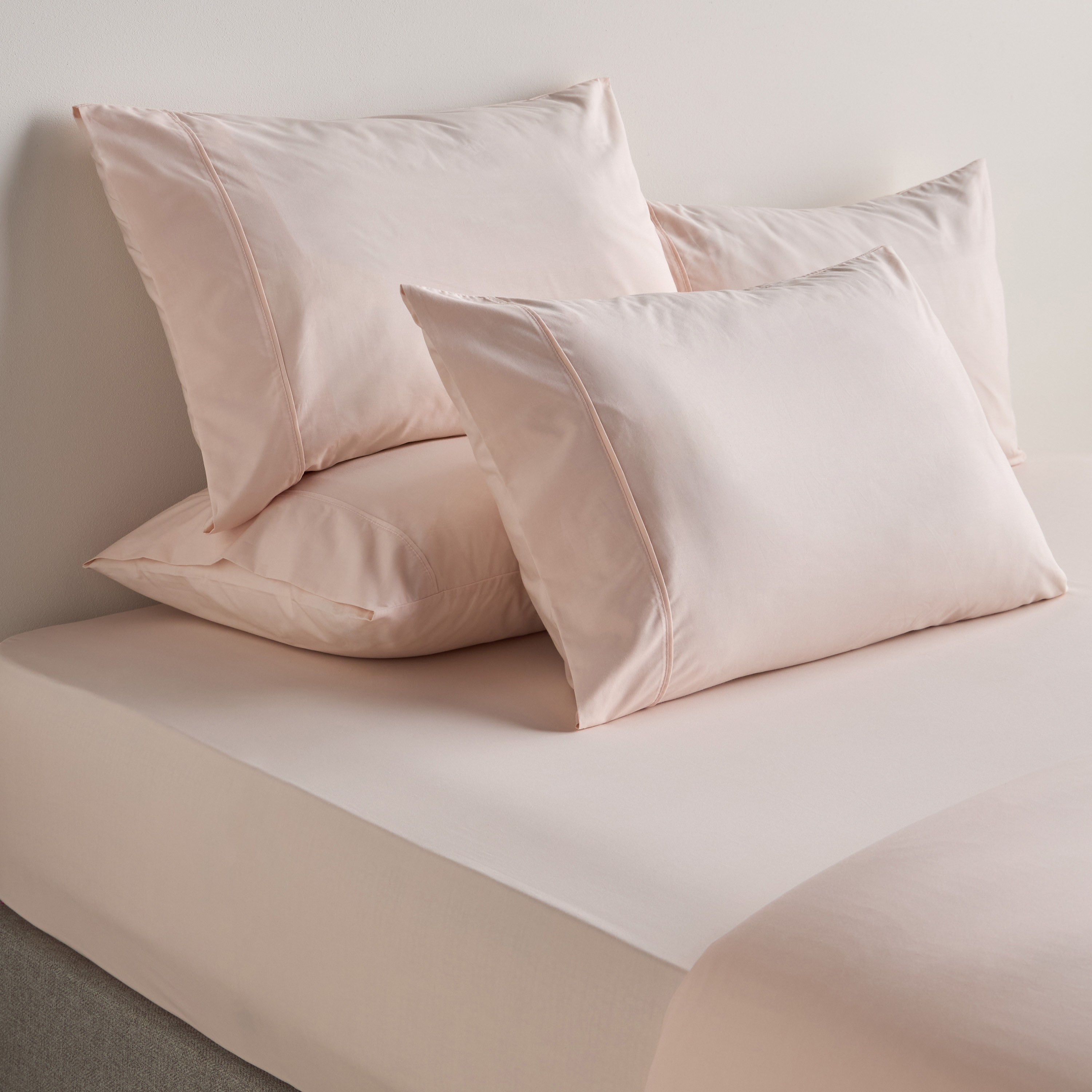 Organic Cotton Tencel Percale 6-Piece Full Fitted Sheet Set - 120x200 cm-household-bedding-sheetsandpillowcases-fittedsheets-image-6