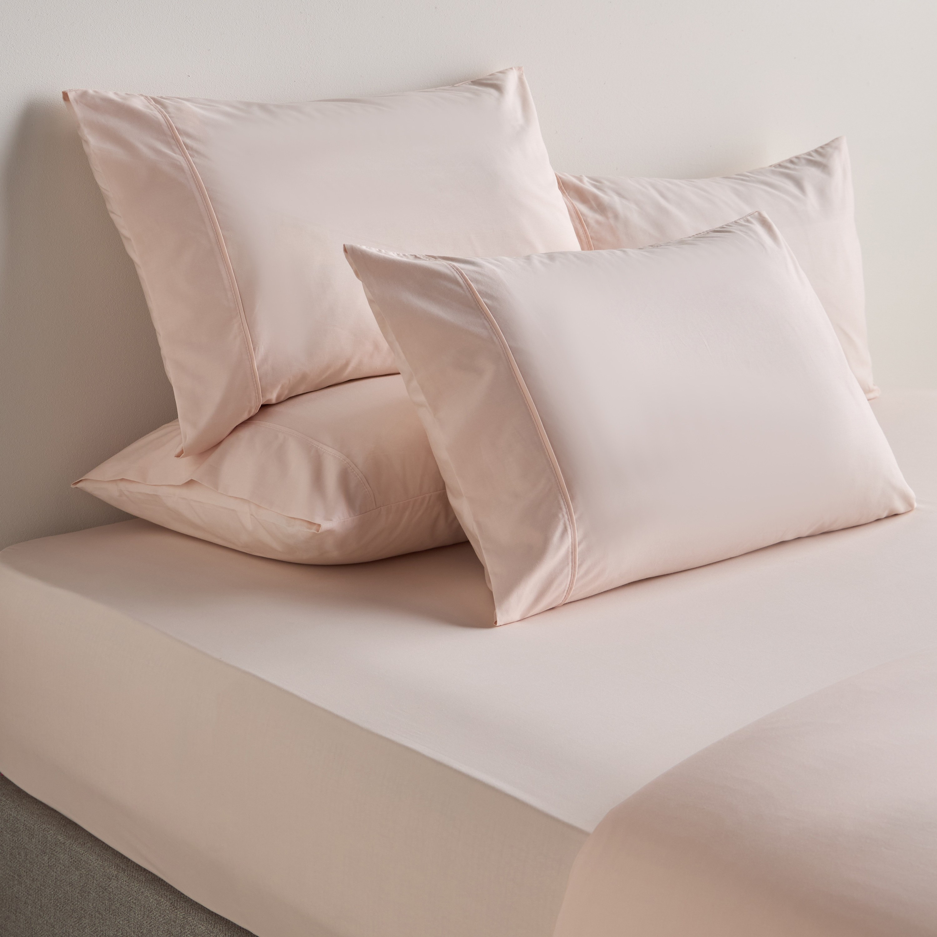 Organic Cotton Tencel Percale 6-Piece King Fitted Sheet Set - 180x205 cm-household-bedding-sheetsandpillowcases-fittedsheets-image-6