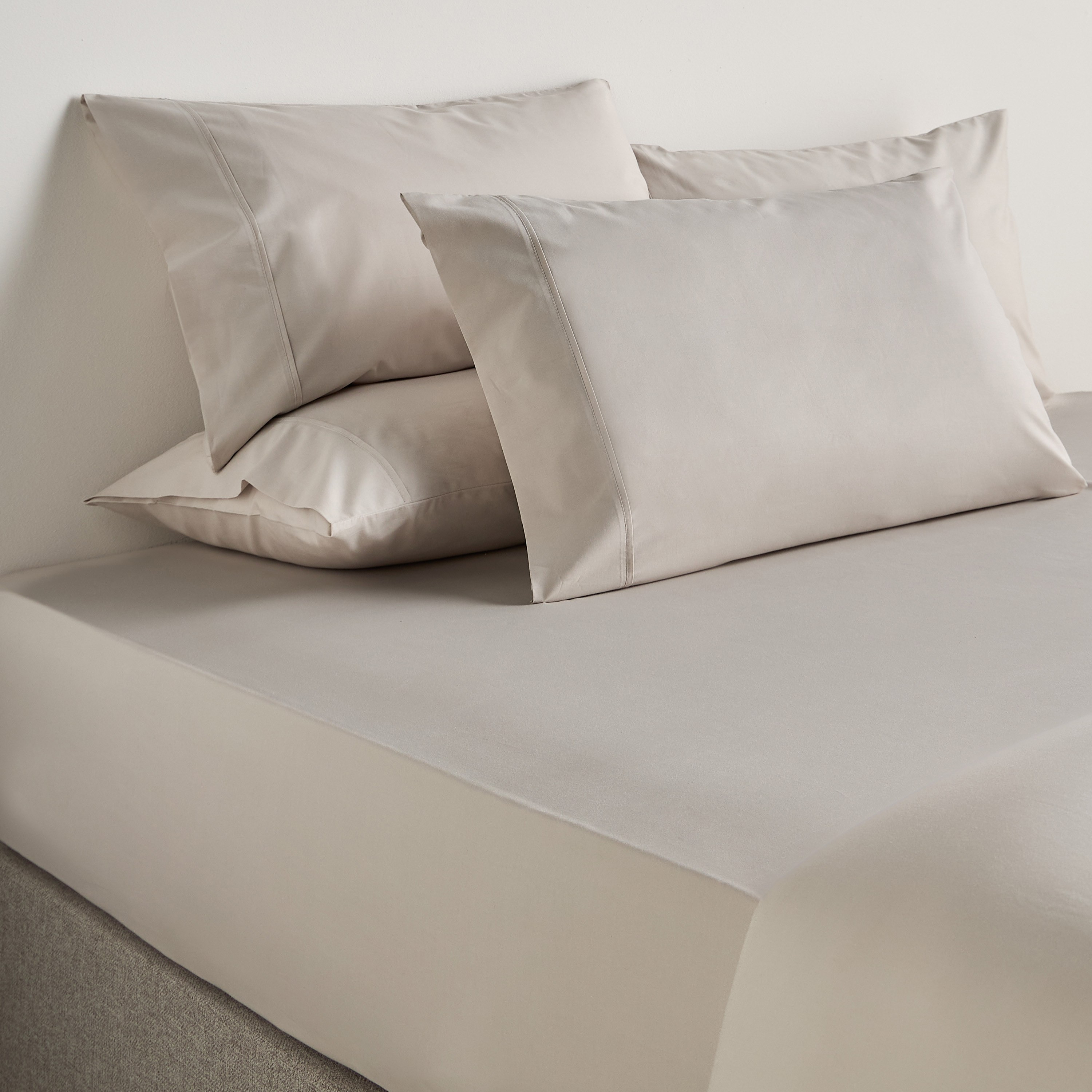 Organic Cotton Tencel Percale 6-Piece Super King Fitted Sheet Set - 200x205 cm-household-bedding-sheetsandpillowcases-fittedsheets-image-6