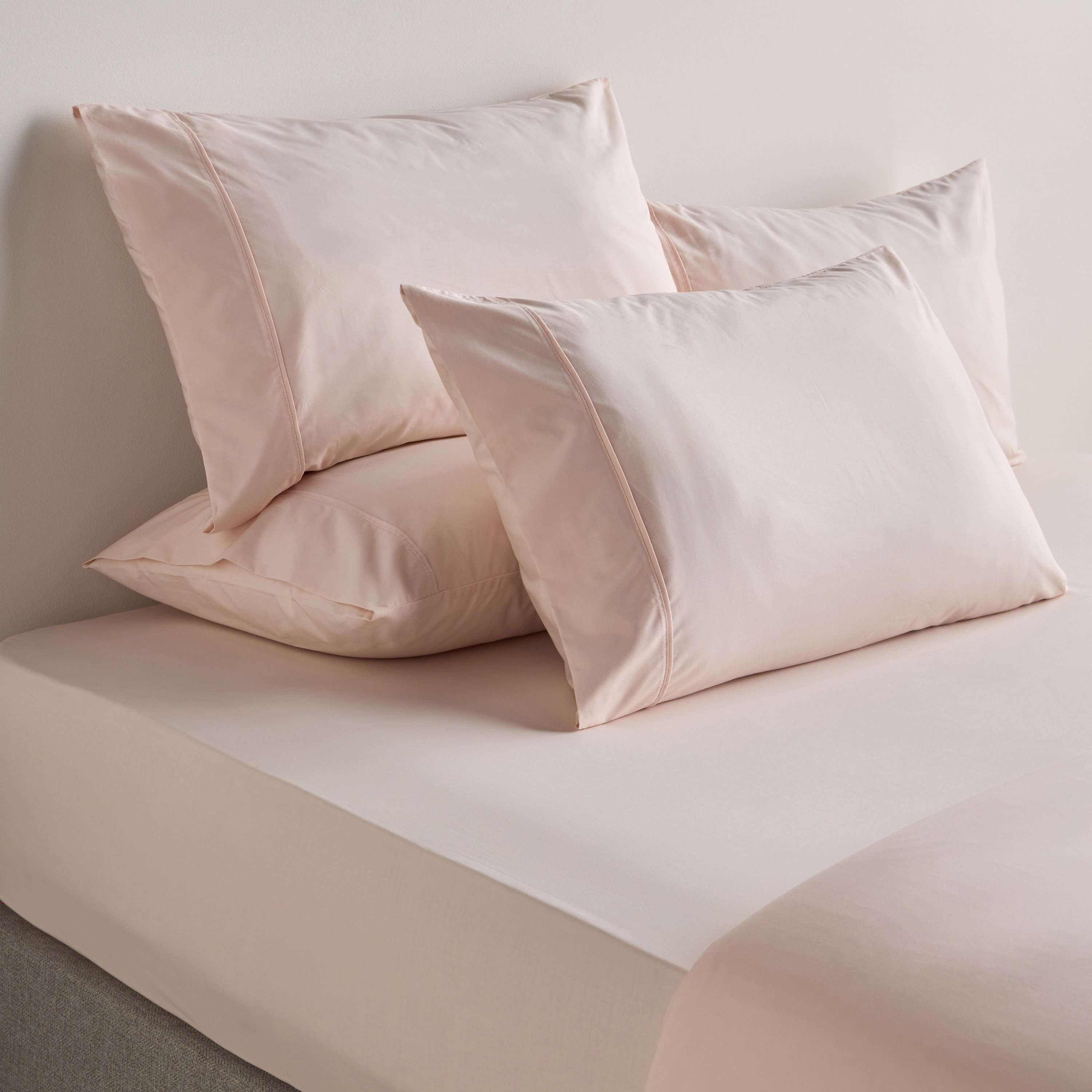 Organic Cotton Tencel Percale 6-Piece Super King Fitted Sheet Set - 200x205 cm-household-bedding-sheetsandpillowcases-fittedsheets-image-6