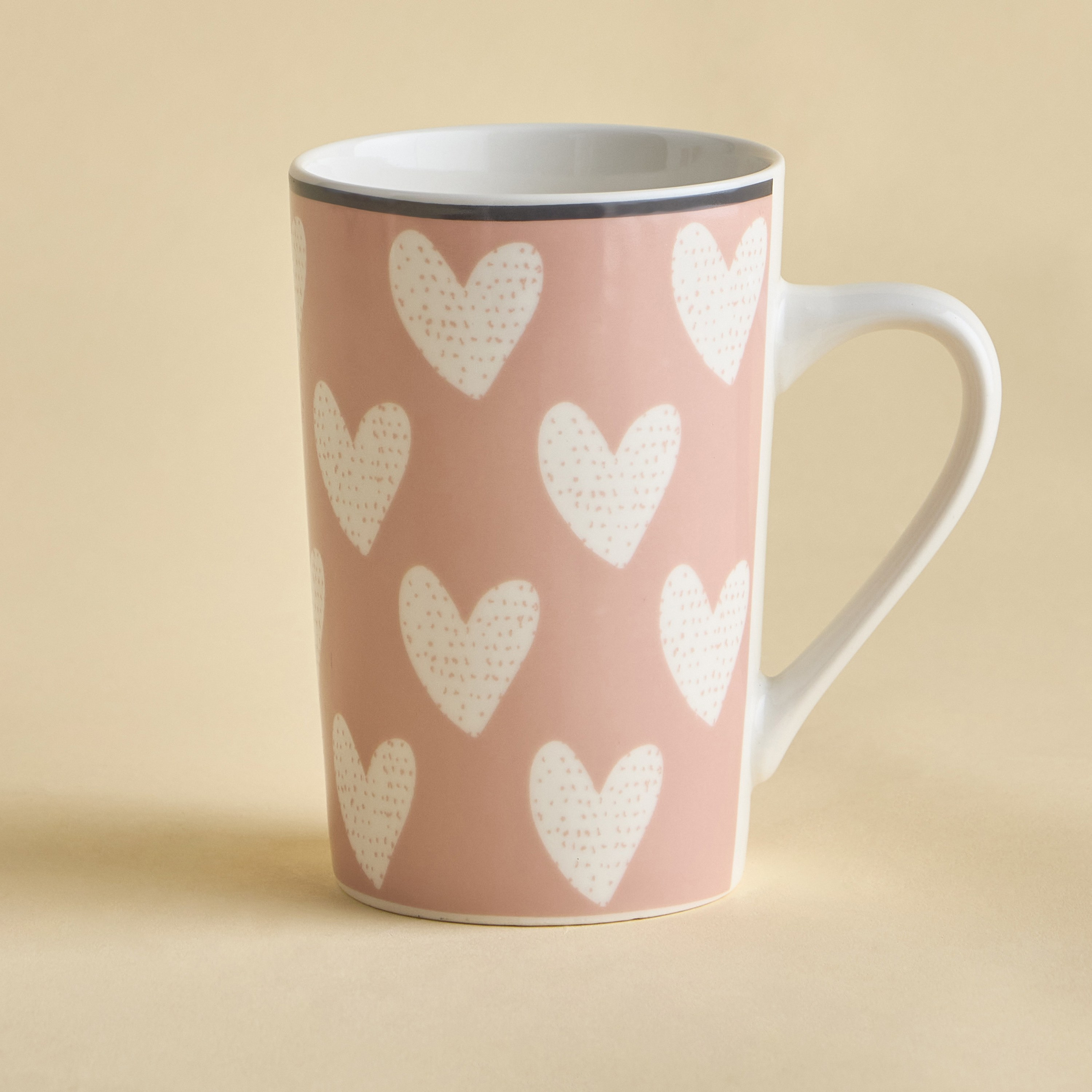 مج خزف صيني - لوف - 385 مل-babyandkids-eatanddrink-mugs-image-1