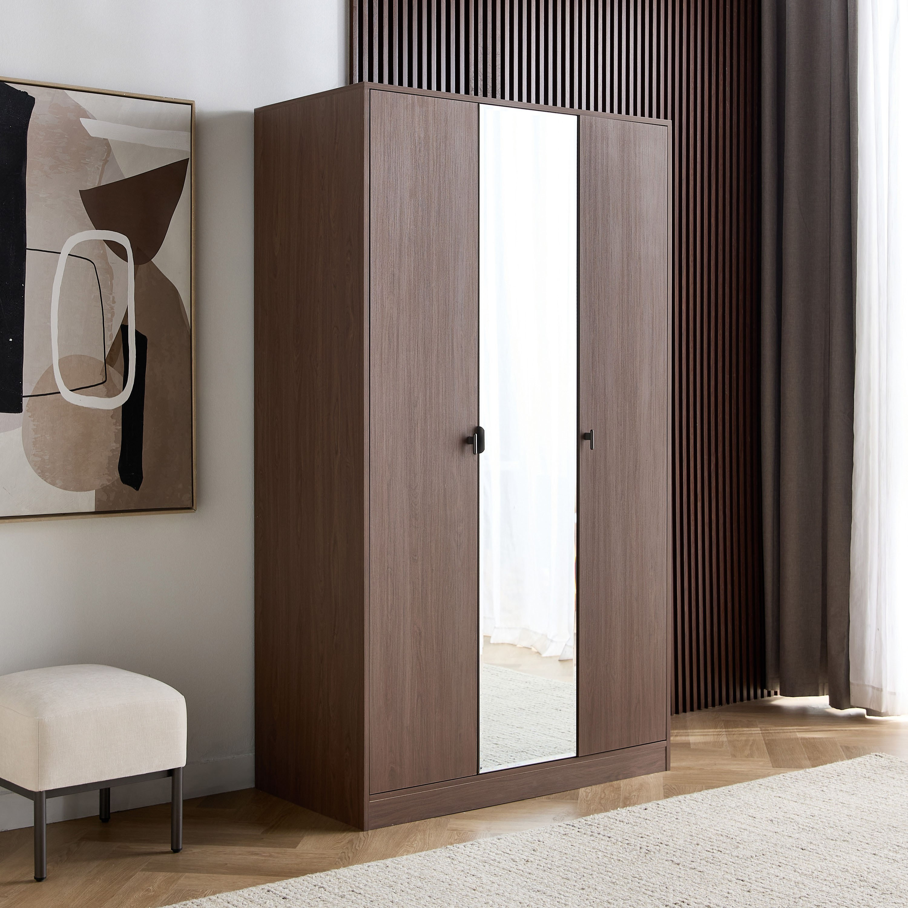 Zen 3-Door Wardrobe