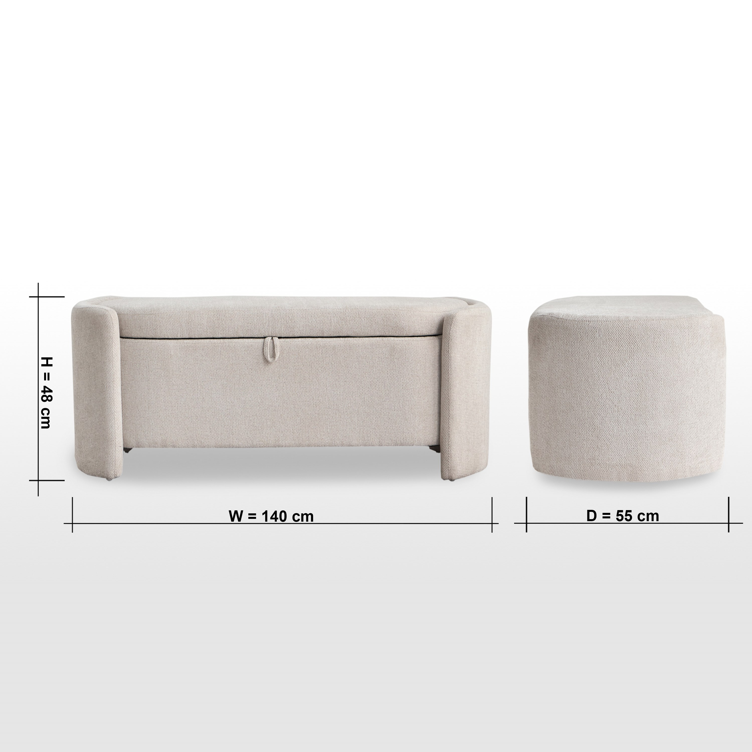 Melissa Fabric Bench with Storage-furniture-bedroom-benches-image-7