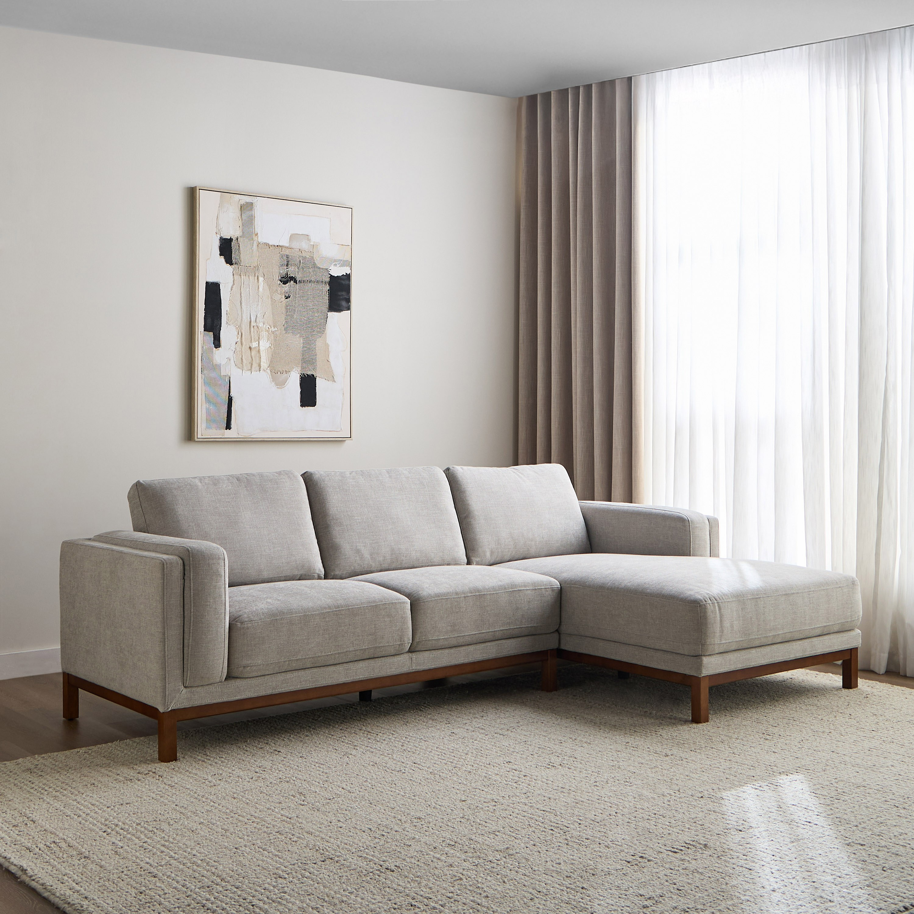 Lansbury 3-Seater Fabric Right Corner Sofa-furniture-sofaandseating-cornersofas-image-1