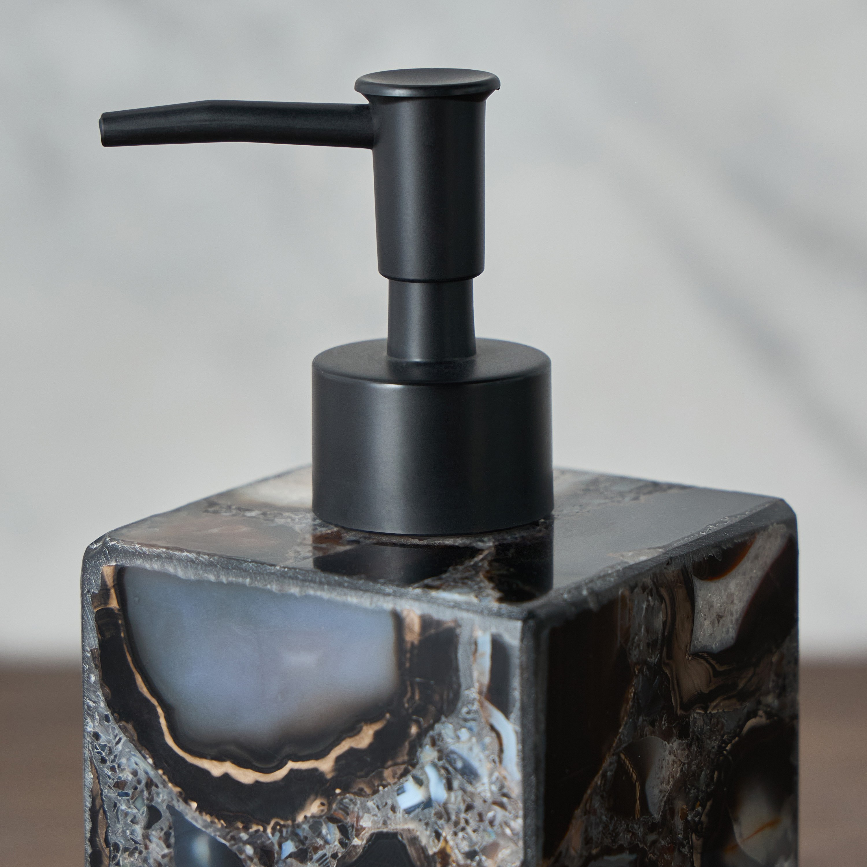 Agate Marble Soap Dispenser-household-bathandlaundry-bathaccessories-soapdishesanddispensers-image-2