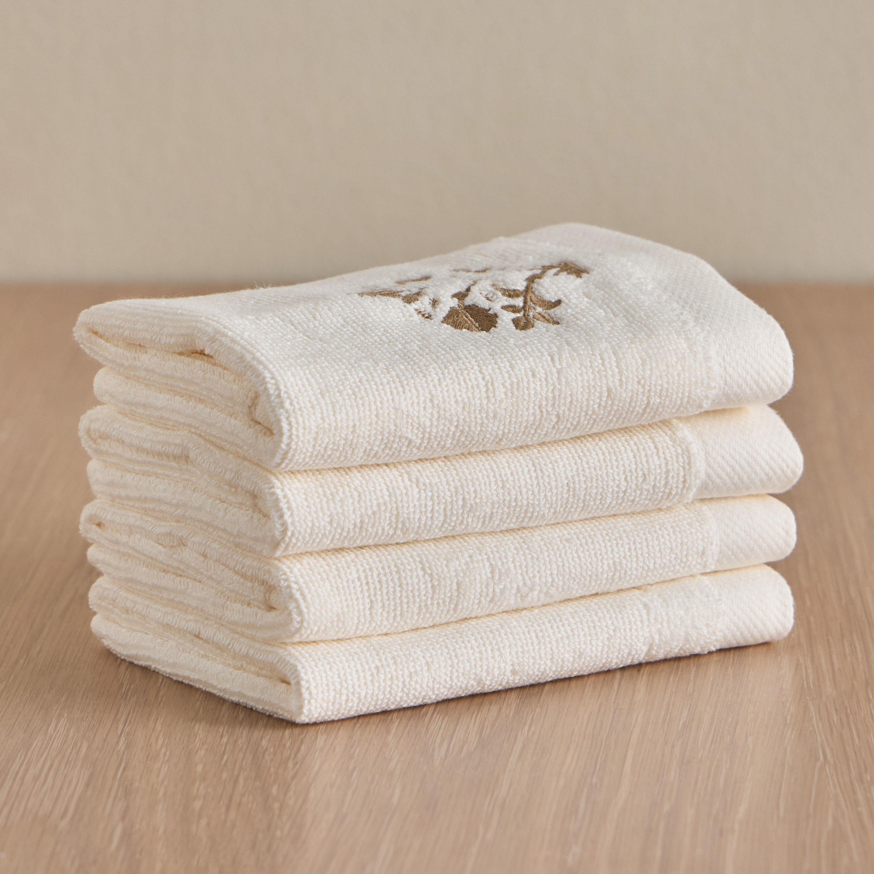 Kyoto 4-Piece 550 GSM Turkish Cotton Fingertip Towel Set - 30x30 cm-household-bathandlaundry-bathlinen-towels-image-1