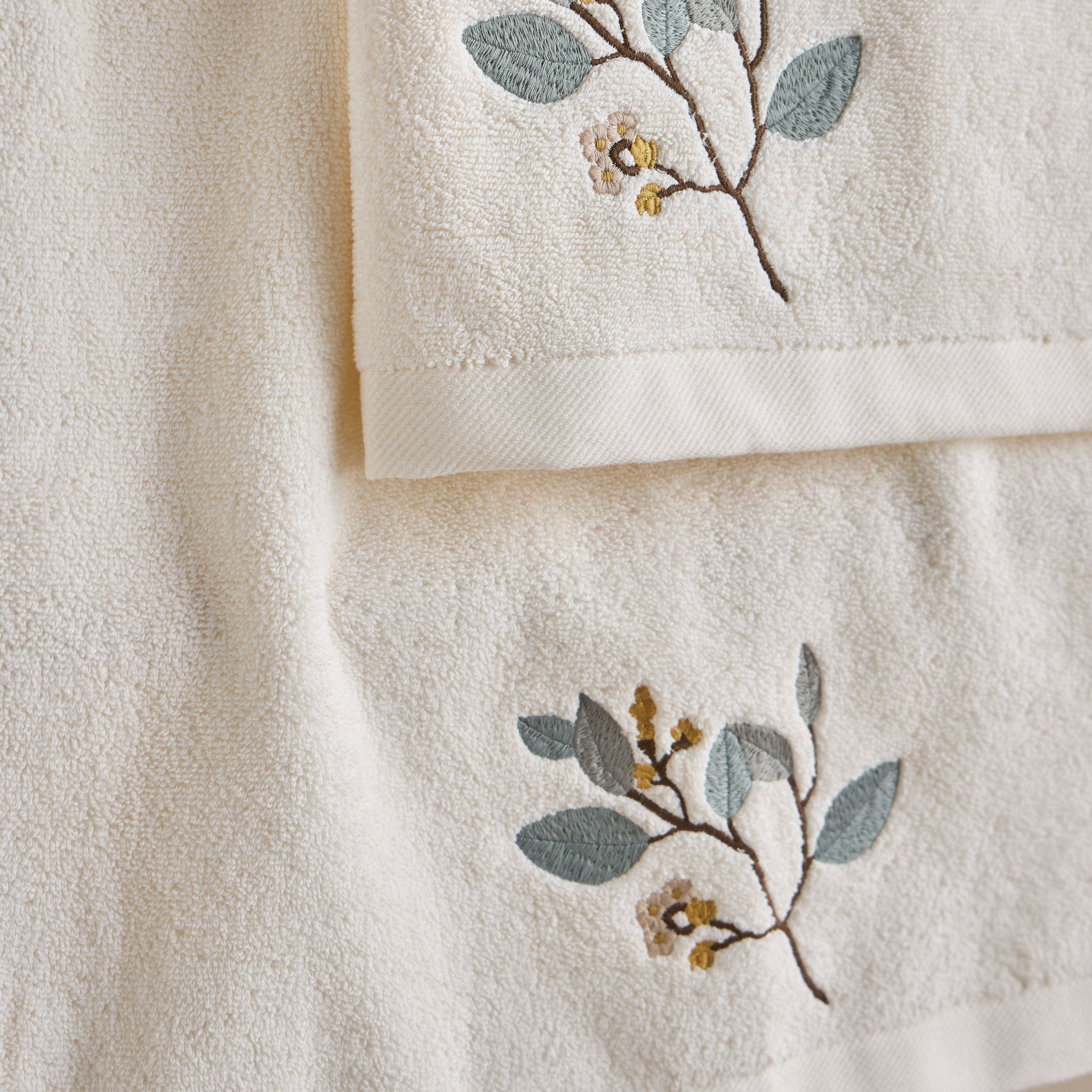 Majolica 2-Piece 550 GSM Turkish Cotton Hand Towel Set - 50x90 cm-household-bathandlaundry-bathlinen-towels-image-3