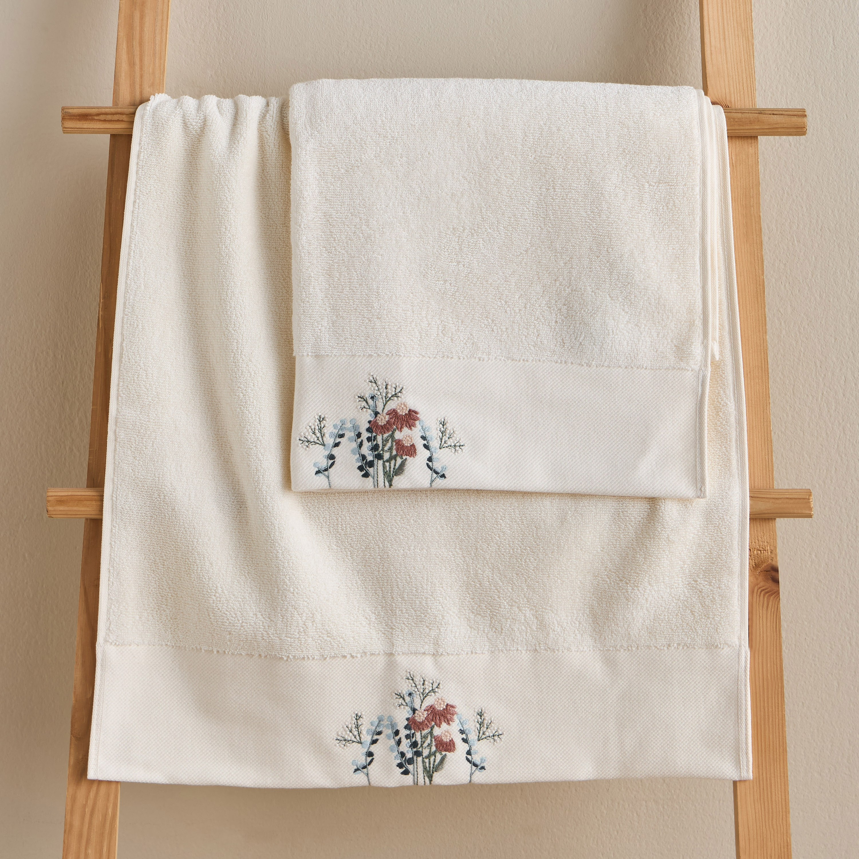 Pebble 2-Piece 550 GSM Turkish Cotton Hand Towel Set - 50x90 cm-household-bathandlaundry-bathlinen-towels-image-2