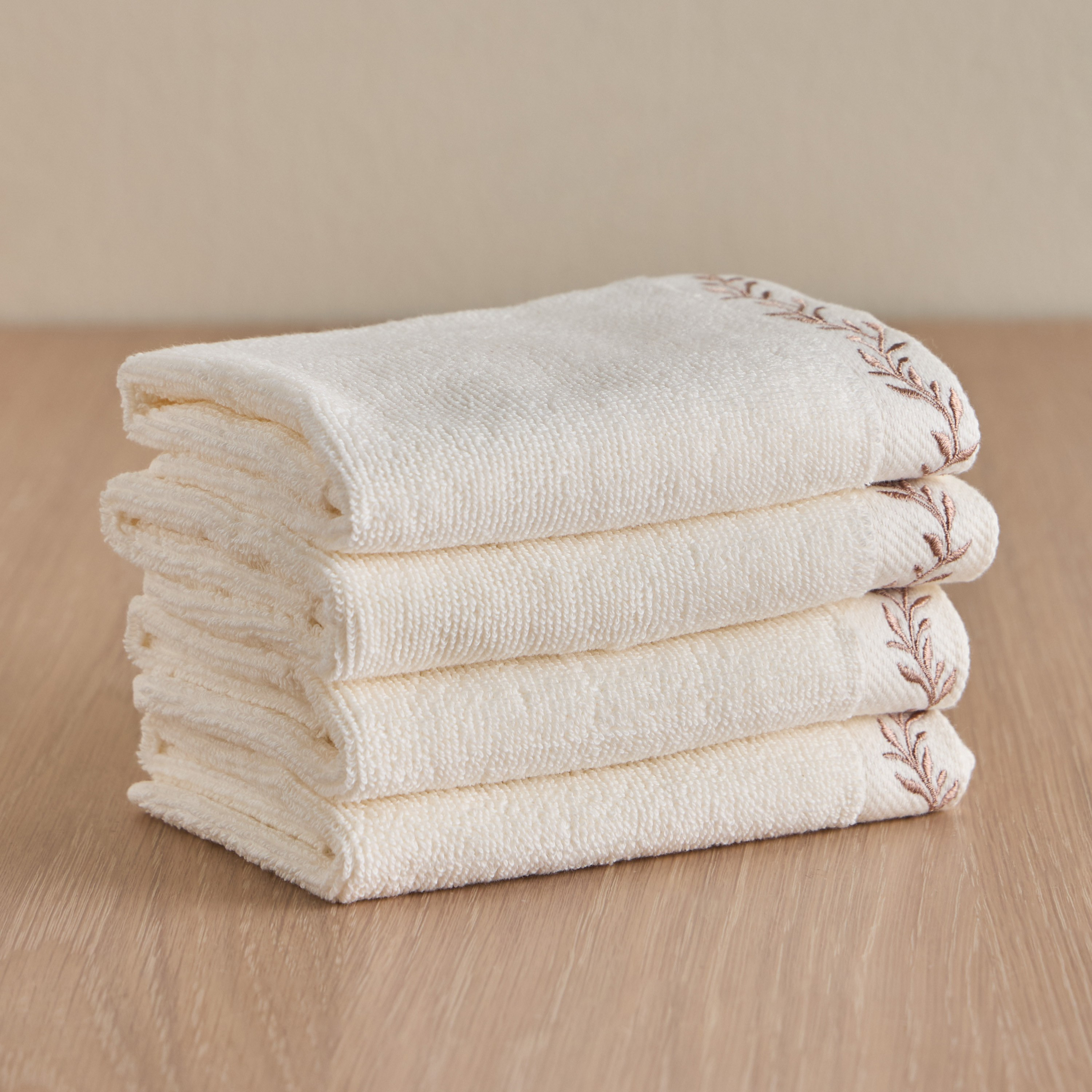 Sierra 4-Piece 550 GSM Turkish Cotton Fingertip Towel Set - 30x30 cm-household-bathandlaundry-bathlinen-towels-image-1