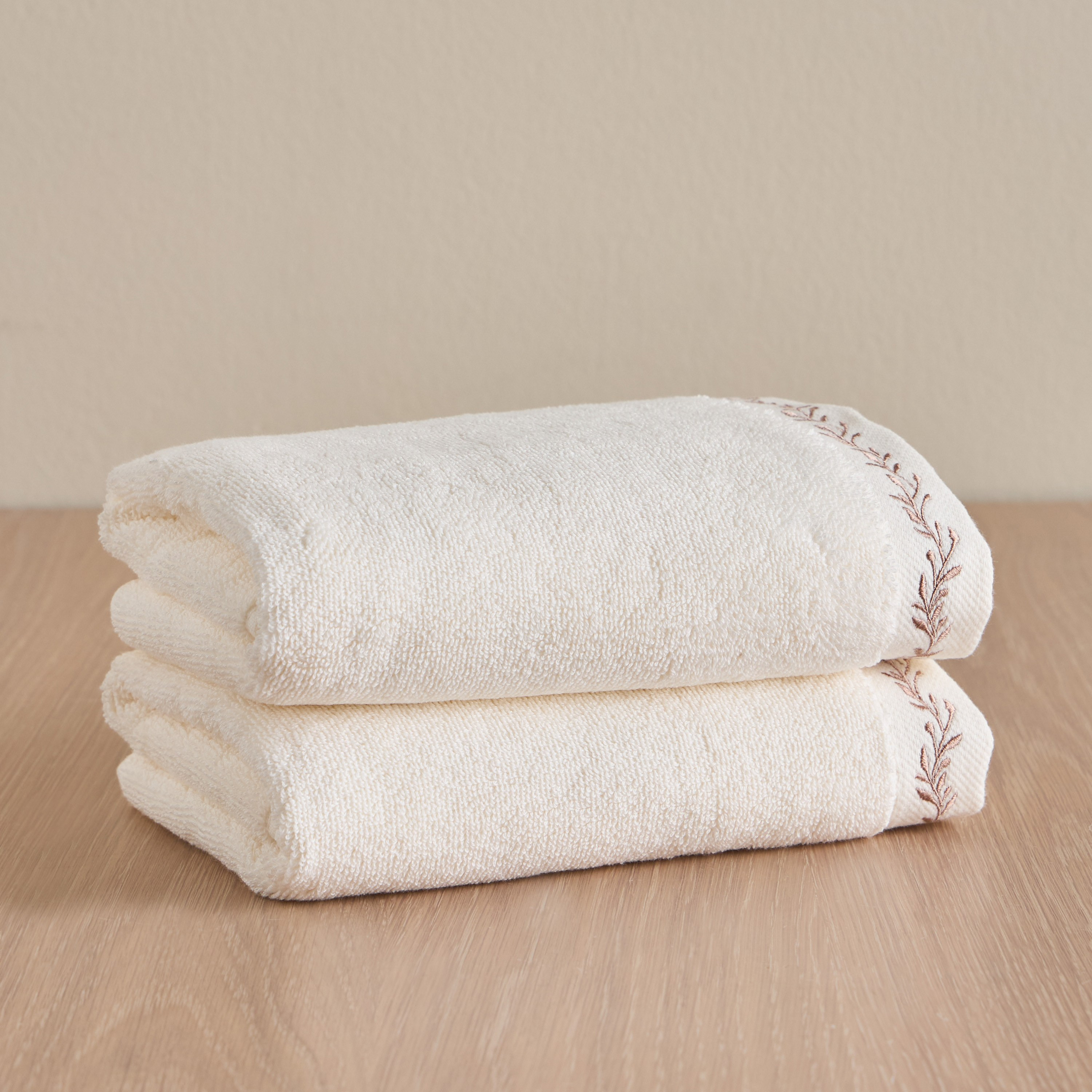 Sierra 2-Piece 550 GSM Turkish Cotton Hand Towel Set - 50x90 cm-household-bathandlaundry-bathlinen-towels-image-1