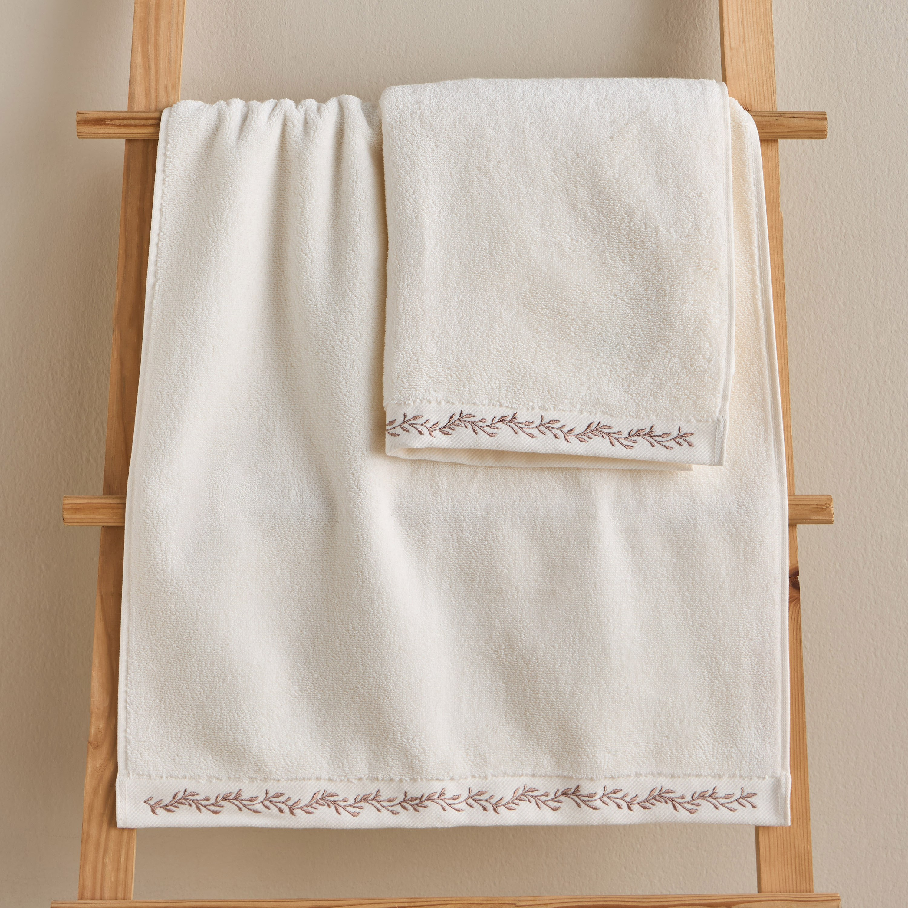 Sierra 2-Piece 550 GSM Turkish Cotton Hand Towel Set - 50x90 cm-household-bathandlaundry-bathlinen-towels-image-2