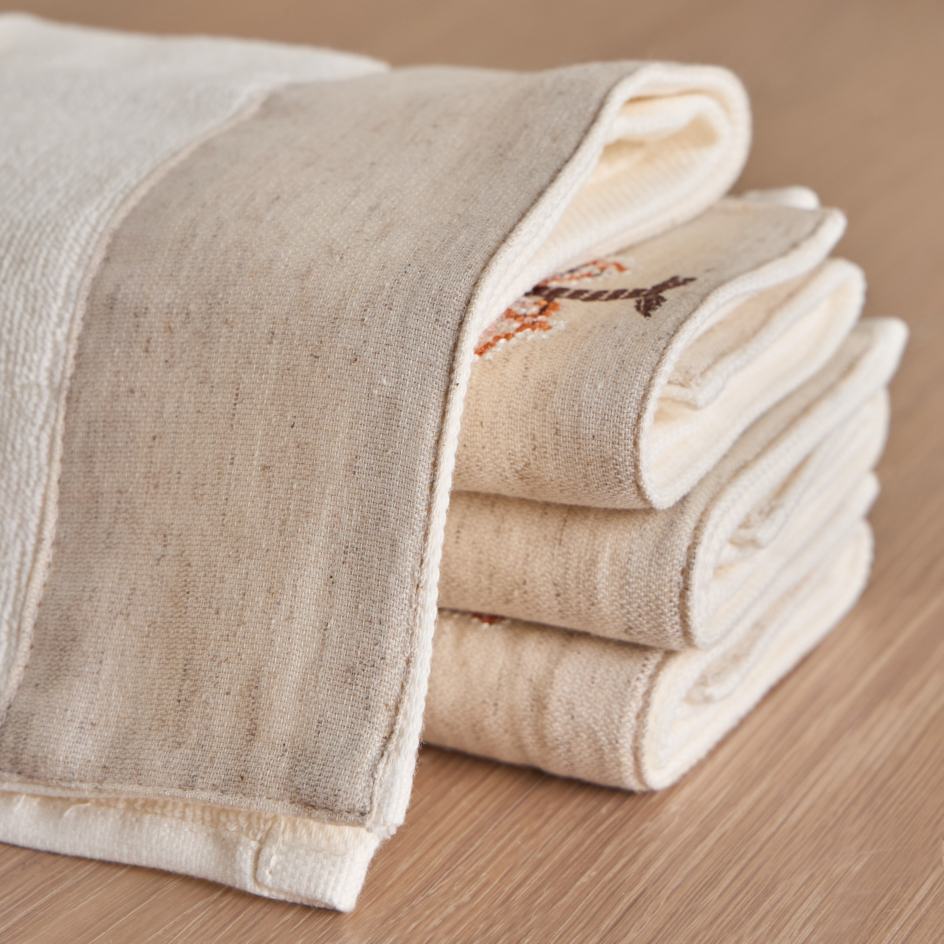 Lucia 4-Piece 550 GSM Turkish Cotton Fingertip Towel Set - 30x30 cm-household-bathandlaundry-bathlinen-towels-image-2