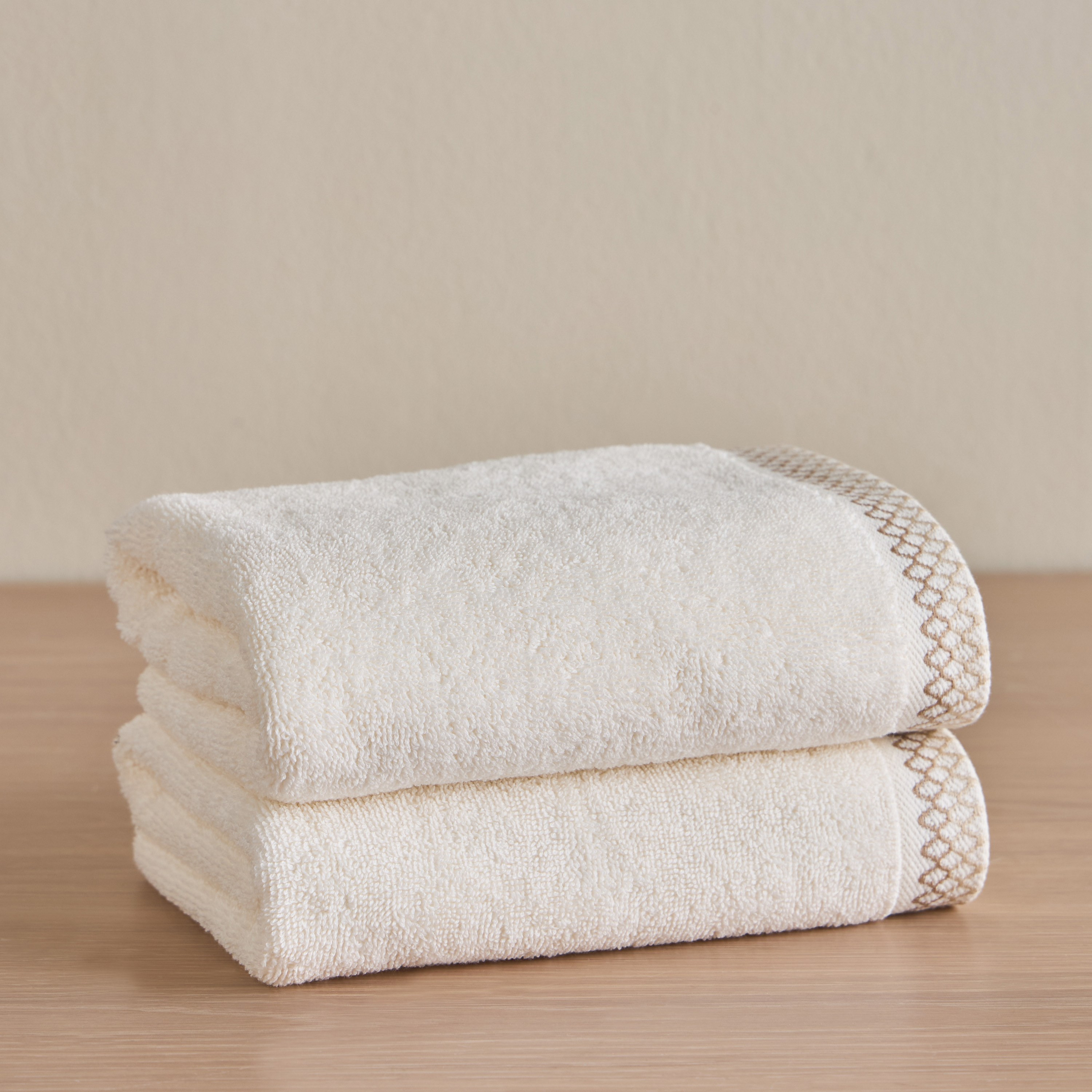 Urban 2-Piece 550 GSM Turkish Cotton Hand Towel Set - 50x90 cm-household-bathandlaundry-bathlinen-towels-image-1