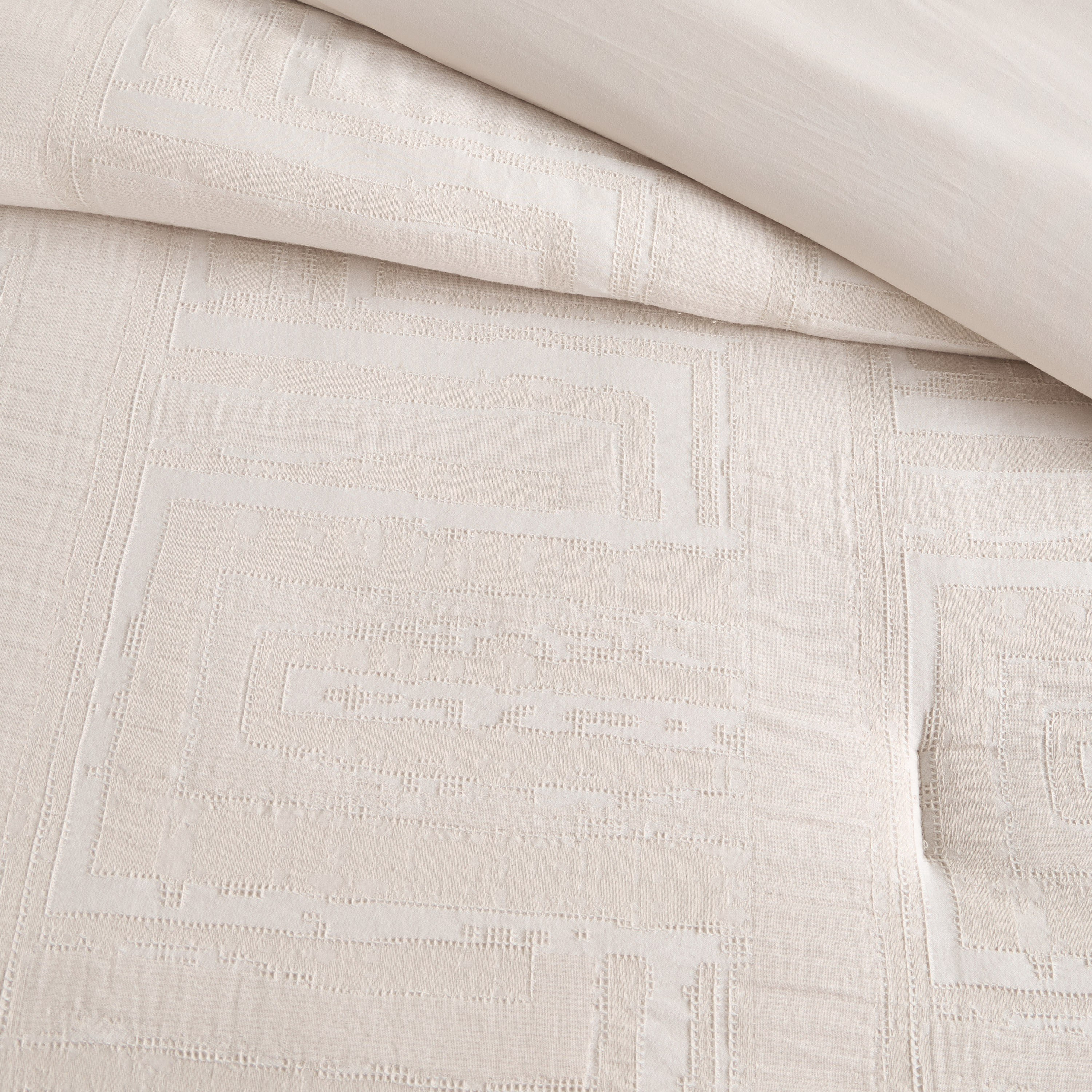 Zorro Cotton Jacquard 3-Piece Super King Comforter Set - 240x260 cm-household-bedding-comfortersandbedspreads-comforters-image-4