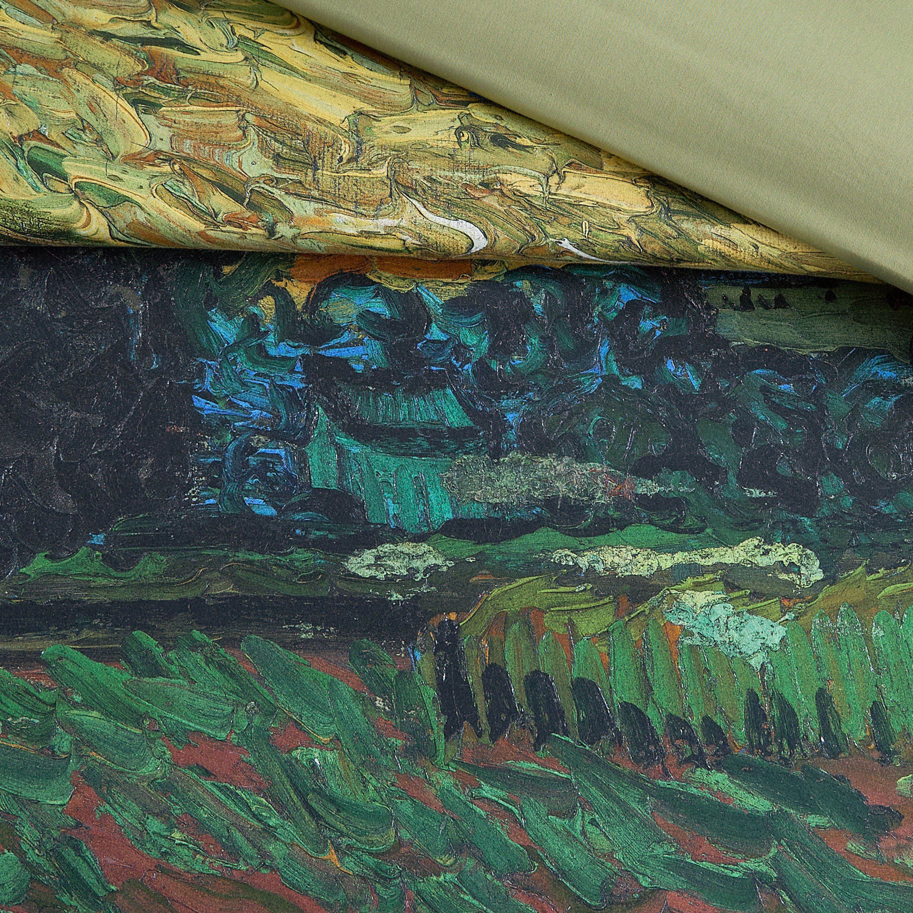 Van Gogh Evening Twilight Cotton 3-Piece King Duvet Cover Set - 230x220 cm-household-bedding-duvetandcovers-duvetcovers-image-4