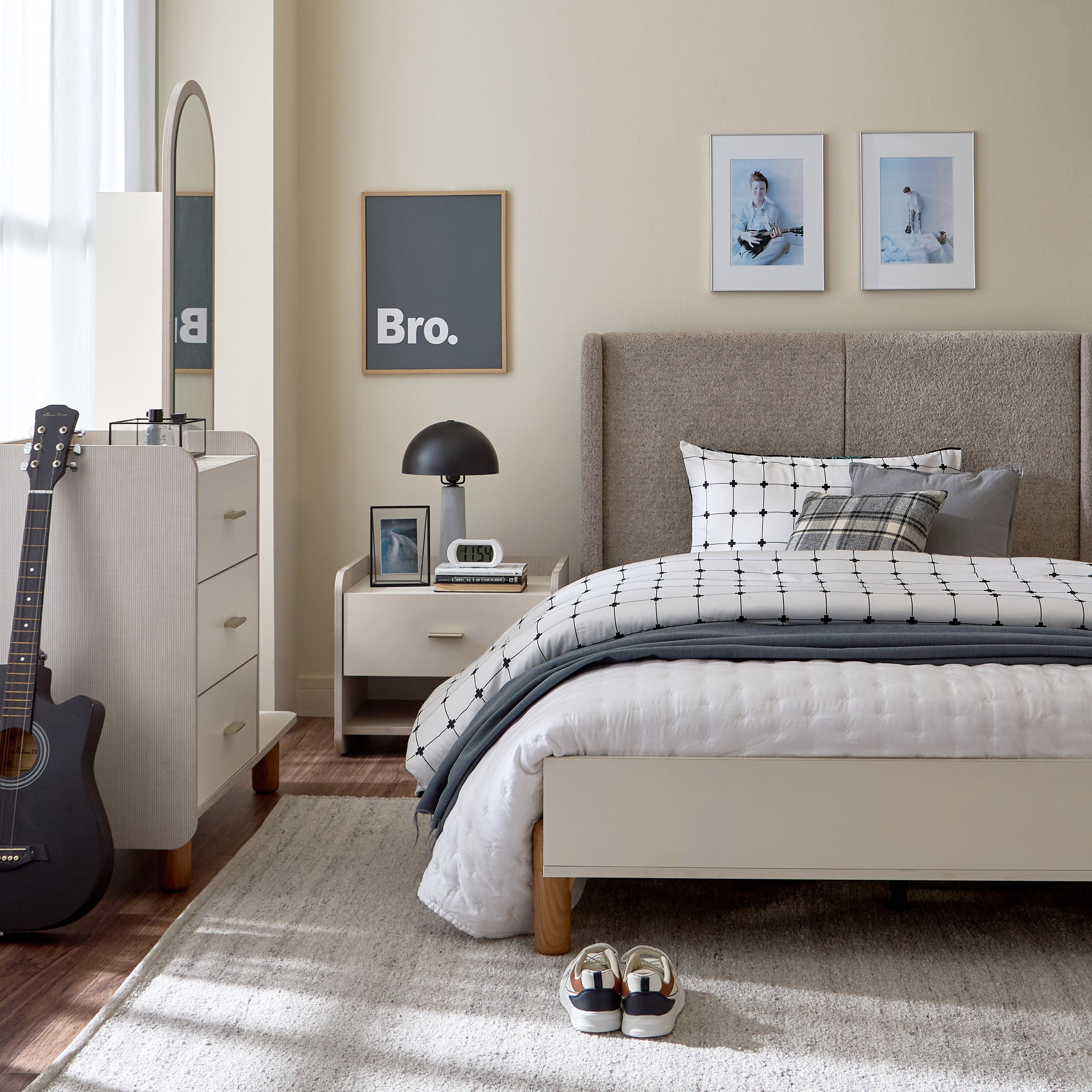 Mars 3-Piece Single Bedroom Set - 120x200 cm-babyandkids-kidsbeds-singlebeds-image-1