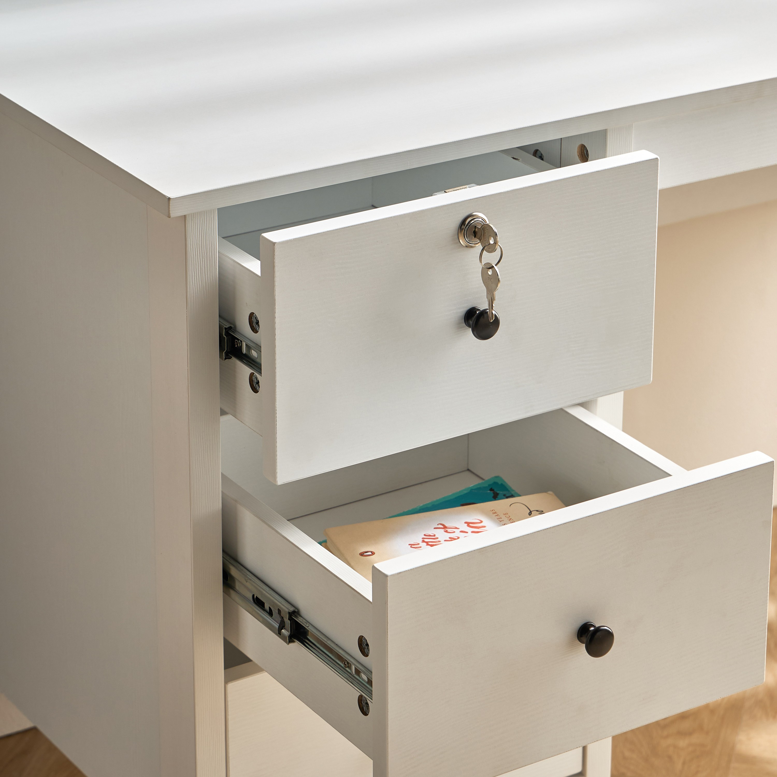 Pablo Study Desk with Hutch-babyandkids-roomfurniture-studydesks-image-3