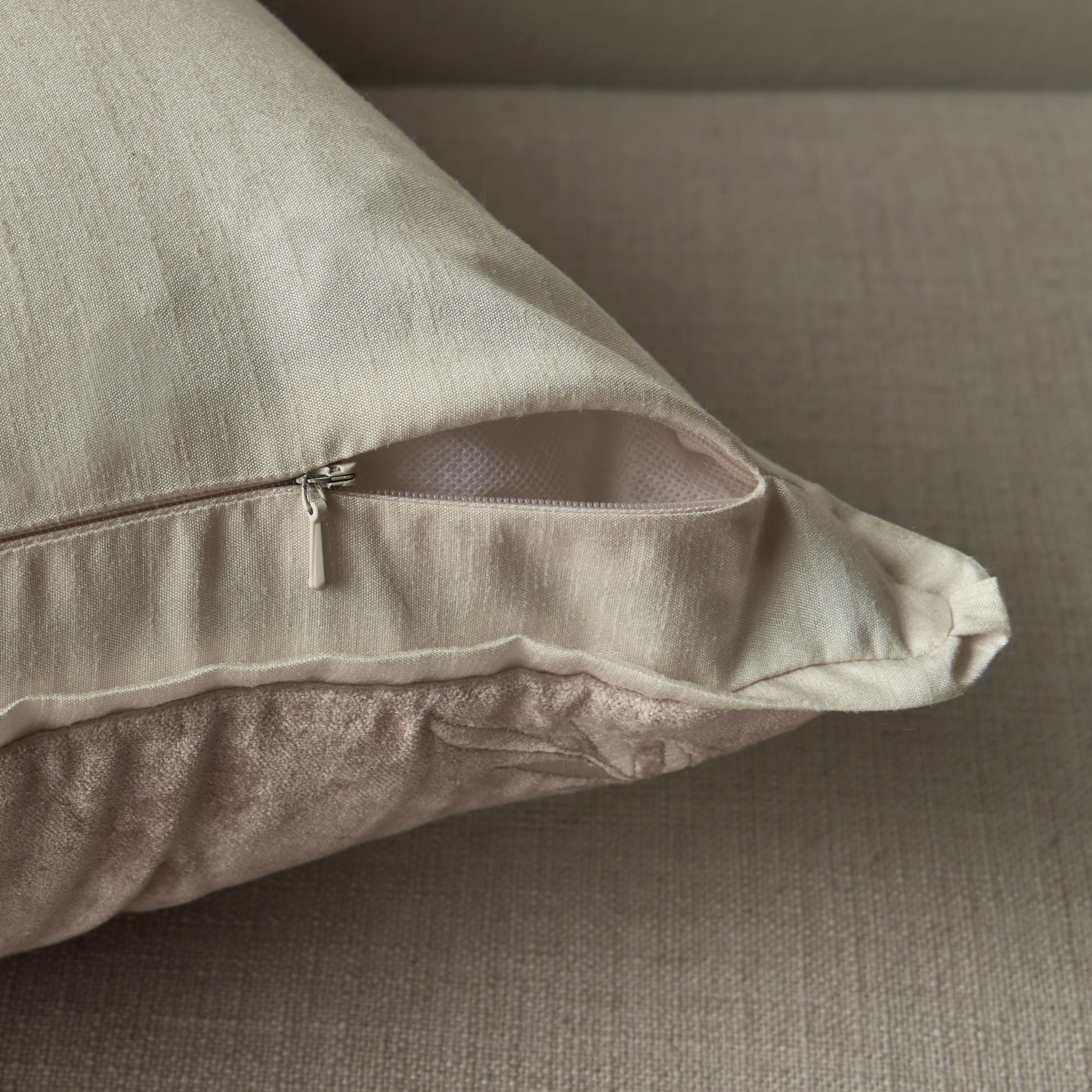 Foxglove Floral Embroidered Filled Cushion - 50x50 cm-household-cushionsandthrows-filledcushions-decorativecushions-image-3