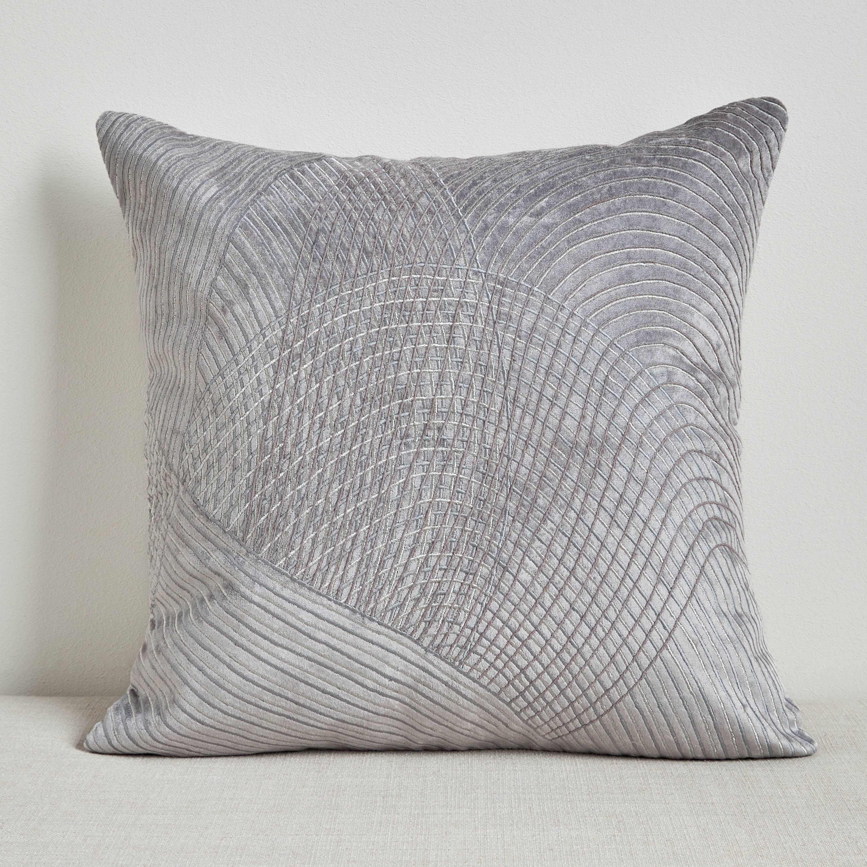 Vermilion Embroidered Cushion Cover - 50x50 cm-household-cushionsandthrows-cushioncovers-image-1