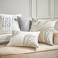 Vermilion Wave Embroidered Filled Cushion - 50x50 cm-household-cushionsandthrows-filledcushions-decorativecushions-image-4