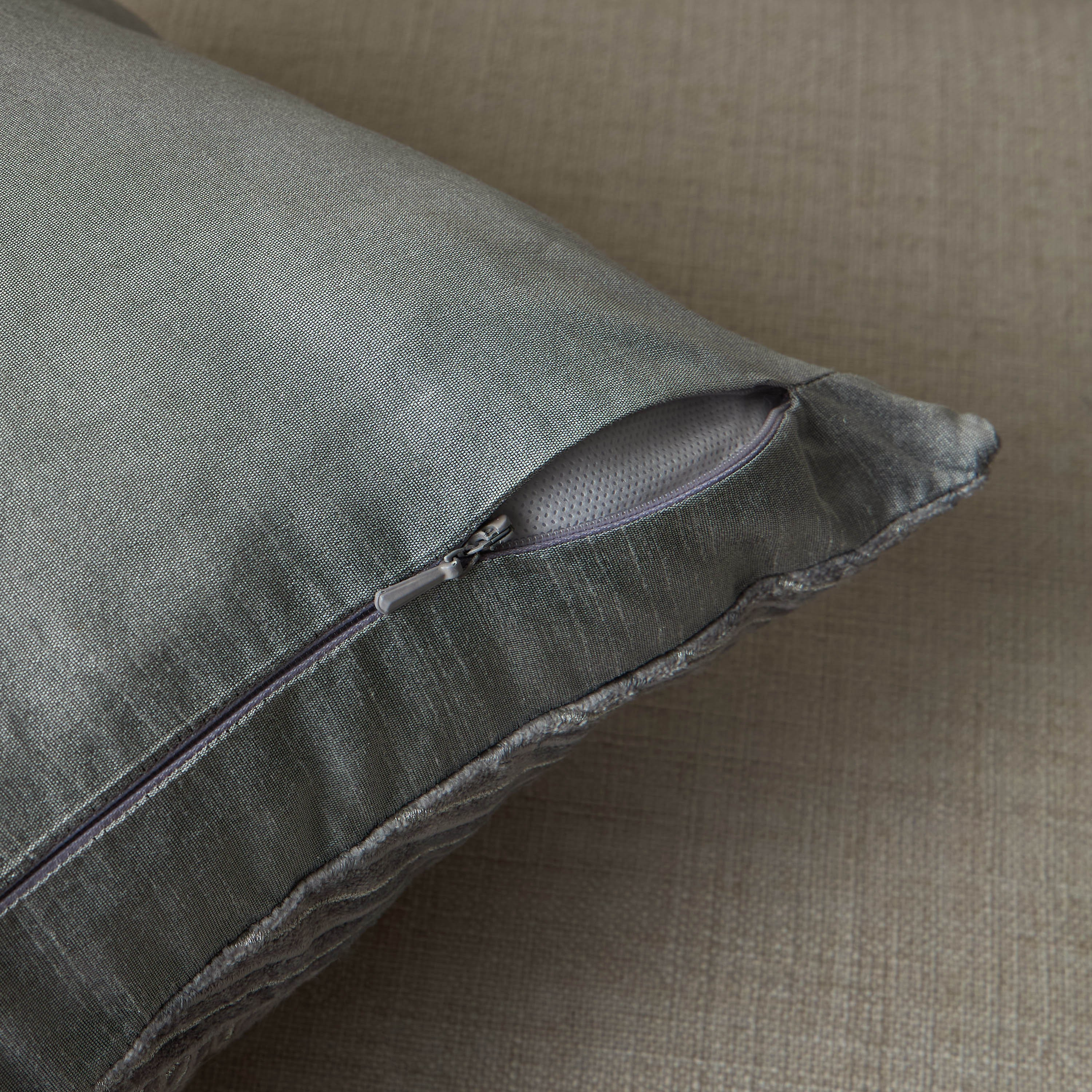Vermilion Wave Embroidered Filled Cushion - 30x50 cm-household-cushionsandthrows-filledcushions-decorativecushions-image-3