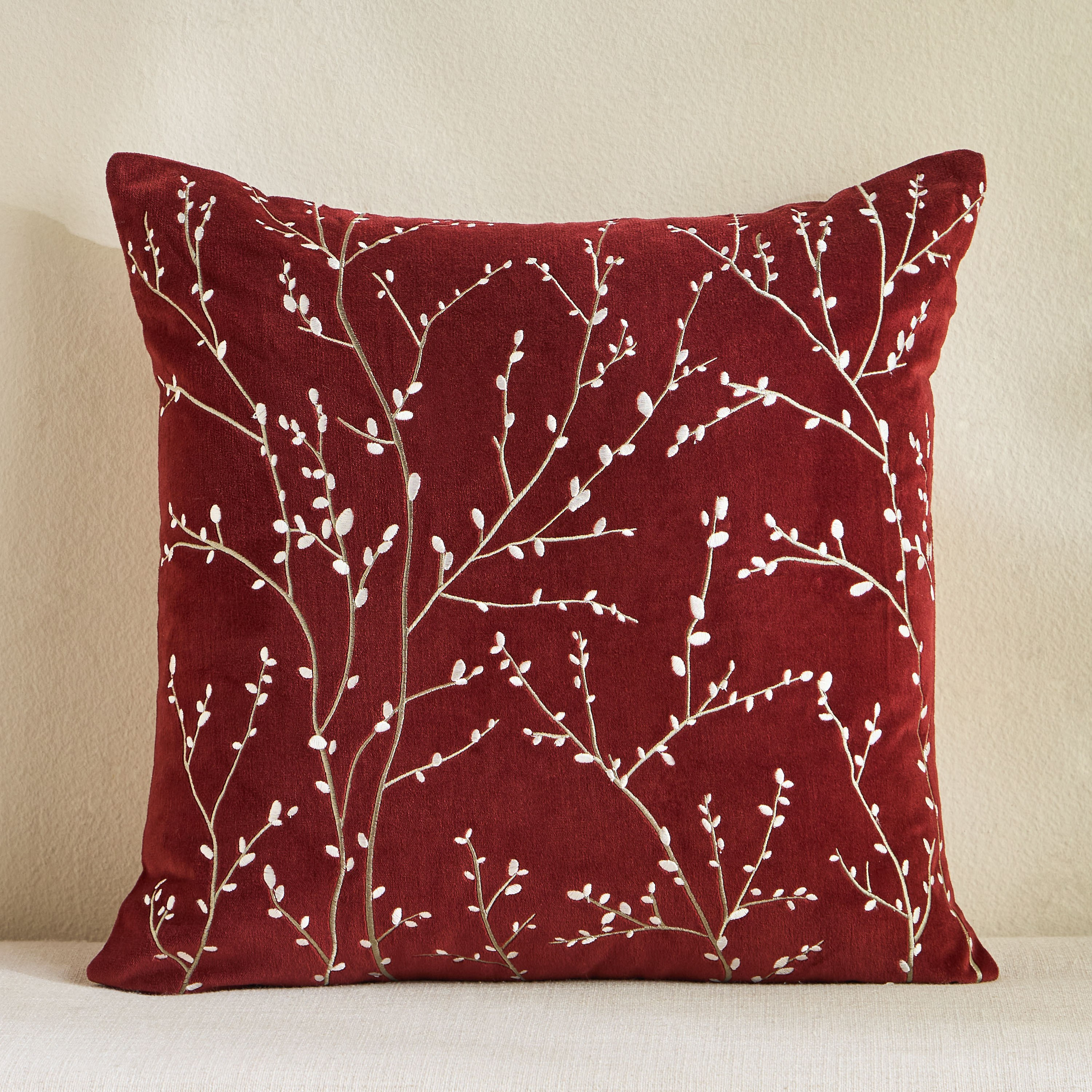 غطاء وسادة مطرّز ميستك بلوسوم - ‎50×50‎ سم-household-cushionsandthrows-cushioncovers-image-5