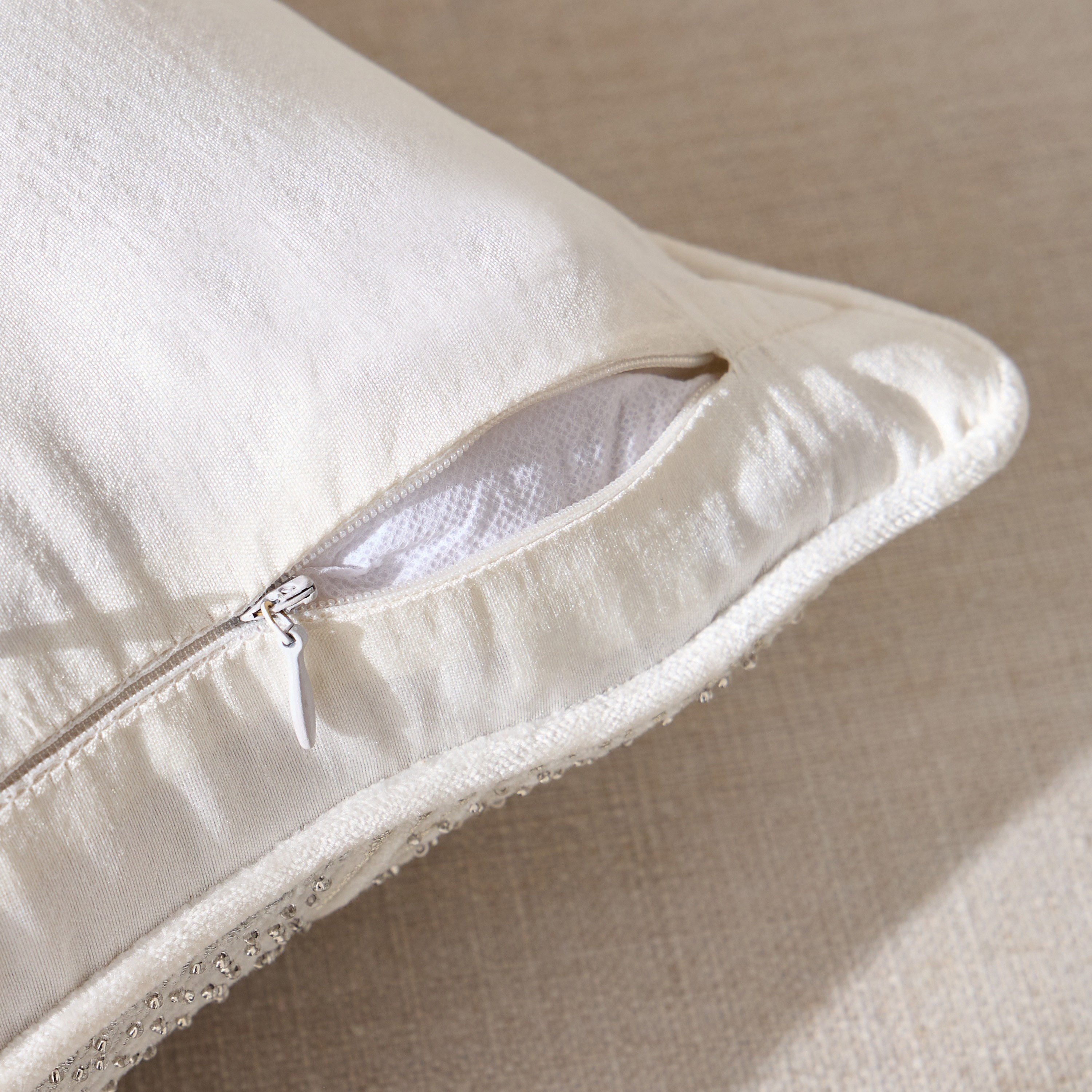 Scallop Embroidered Cushion Cover - 30x50 cm-household-cushionsandthrows-cushioncovers-image-4