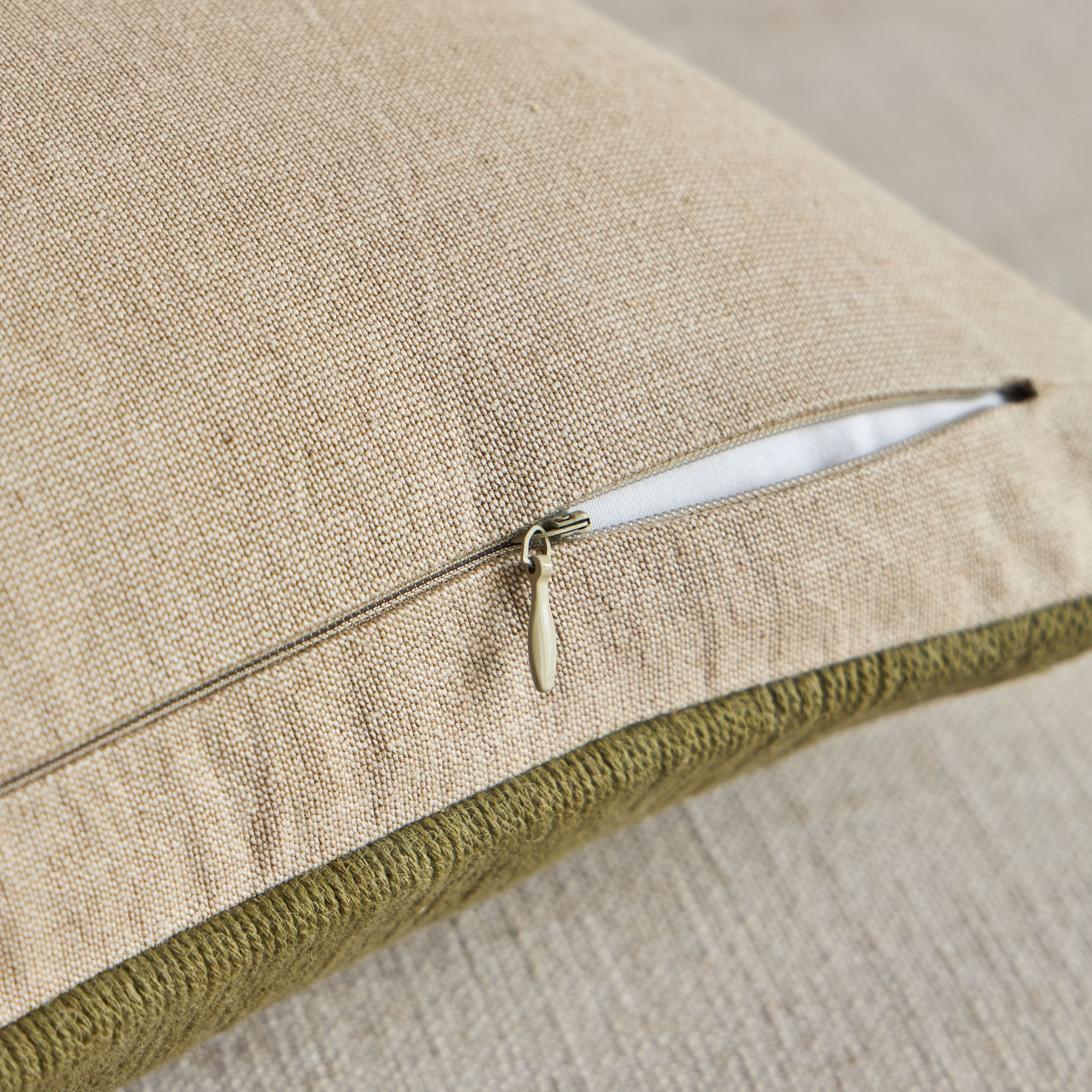 Tambour Embroidered Filled Cushion - 30x50 cm-household-cushionsandthrows-filledcushions-decorativecushions-image-7