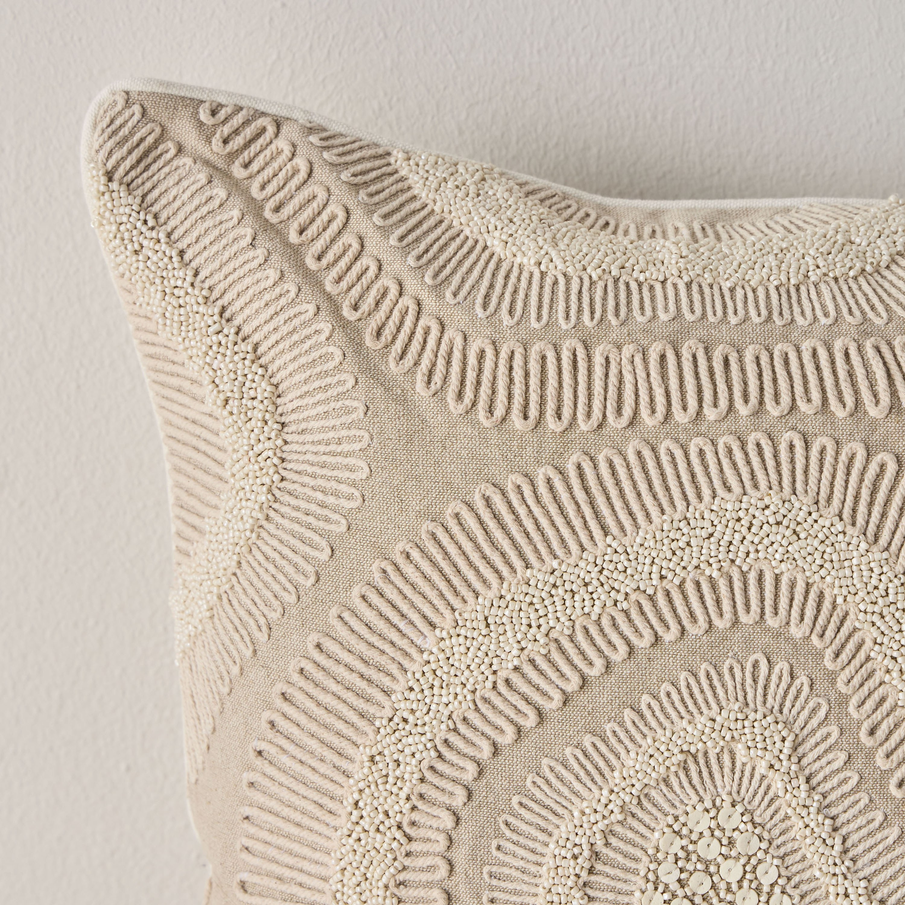 Prava Embroidered Cushion Cover - 50x50 cm-household-cushionsandthrows-cushioncovers-image-2