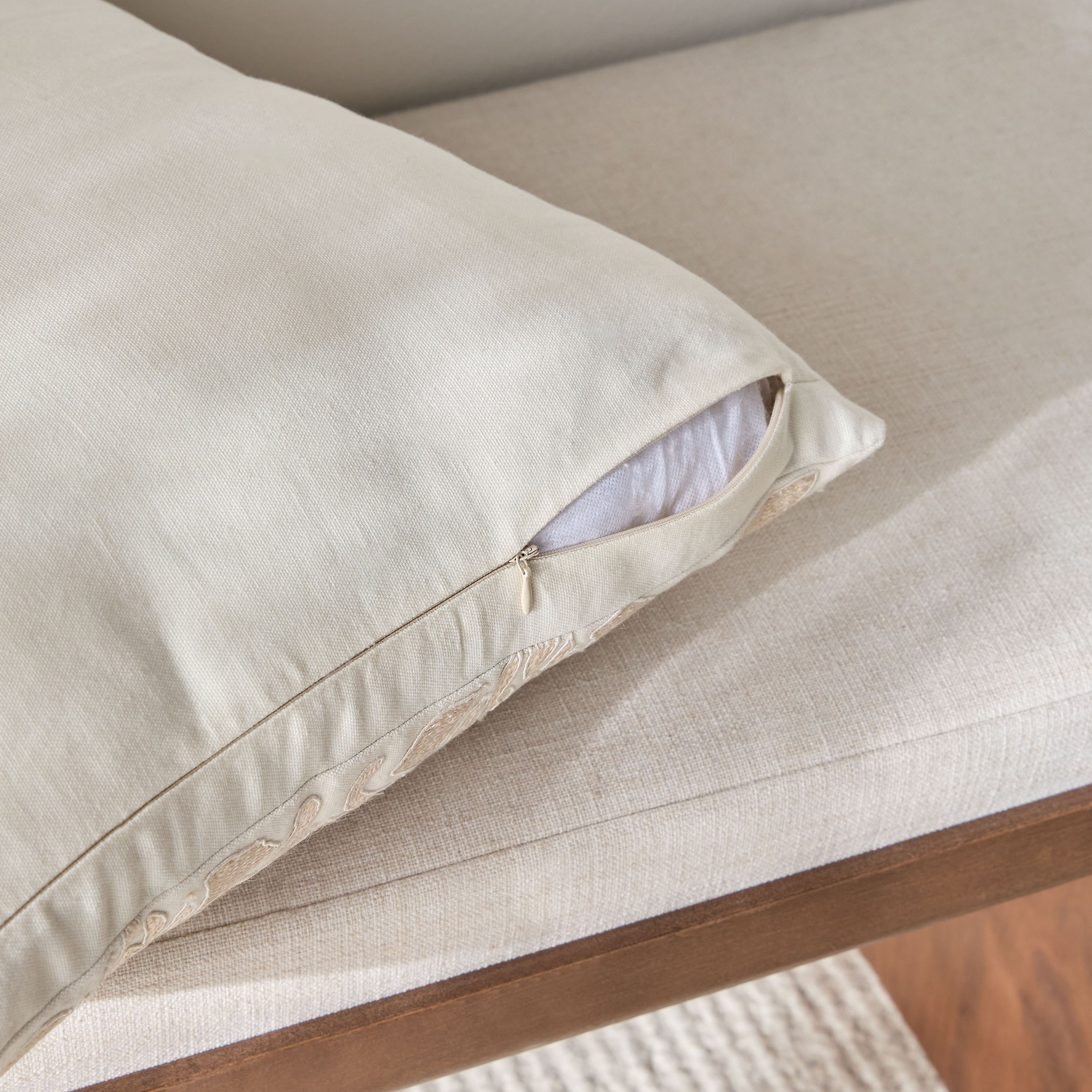 Gulfam Embroidered Filled Cushion - 50x50 cm-household-cushionsandthrows-filledcushions-decorativecushions-image-3