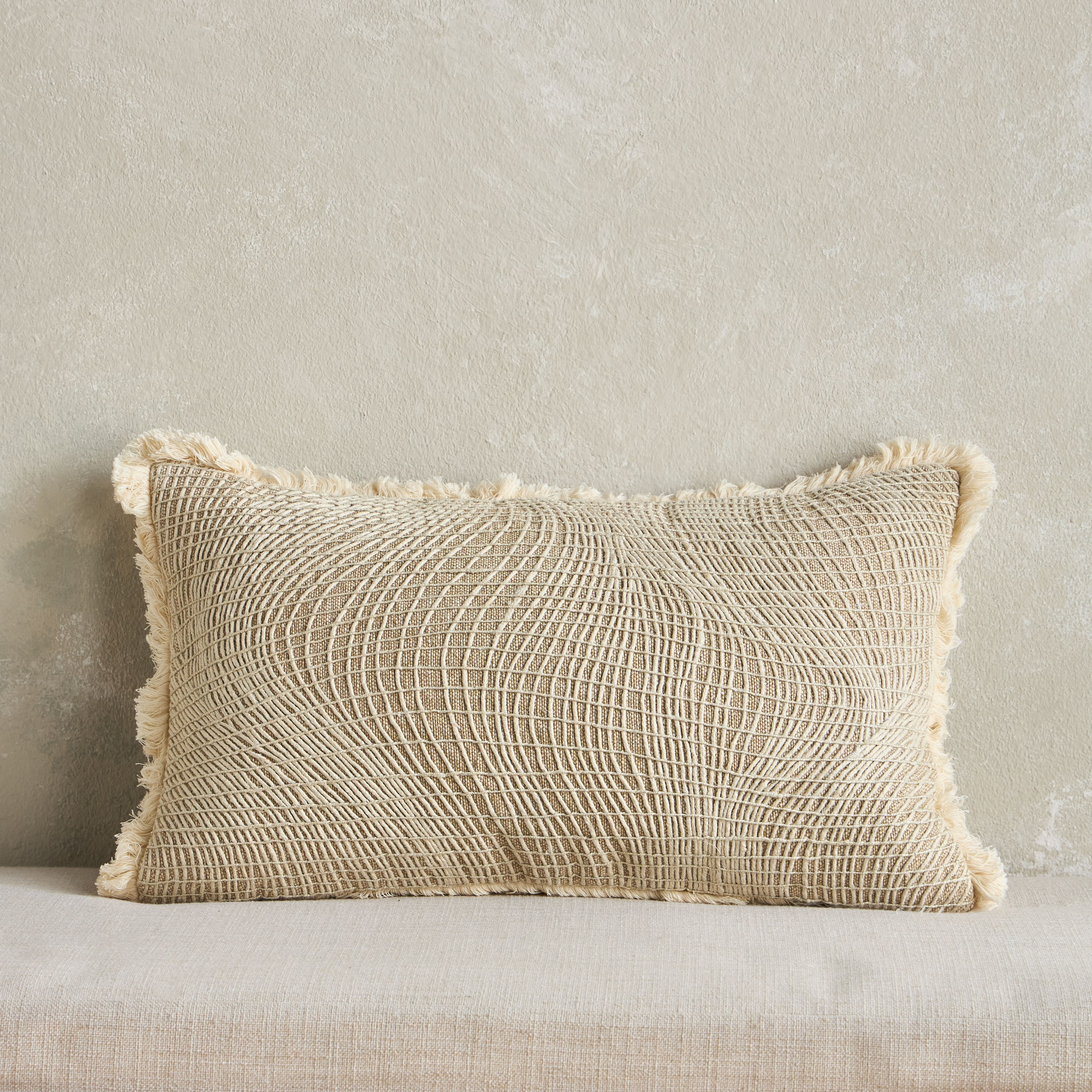 Sway Embroidered Filled Cushion - 30x50 cm-household-cushionsandthrows-filledcushions-decorativecushions-image-1