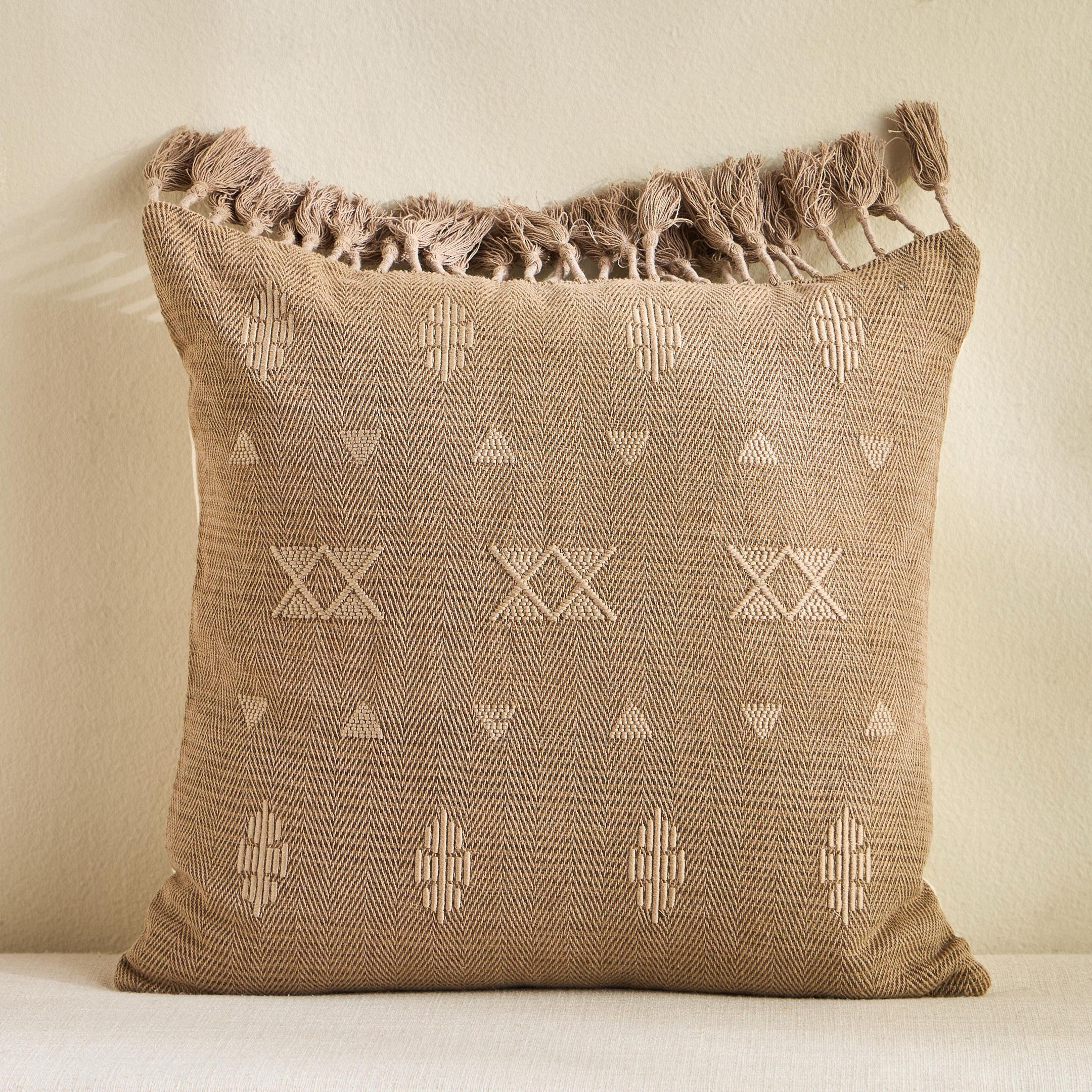 Garo Embroidered Cushion Cover - 50x50 cm-household-cushionsandthrows-cushioncovers-image-1