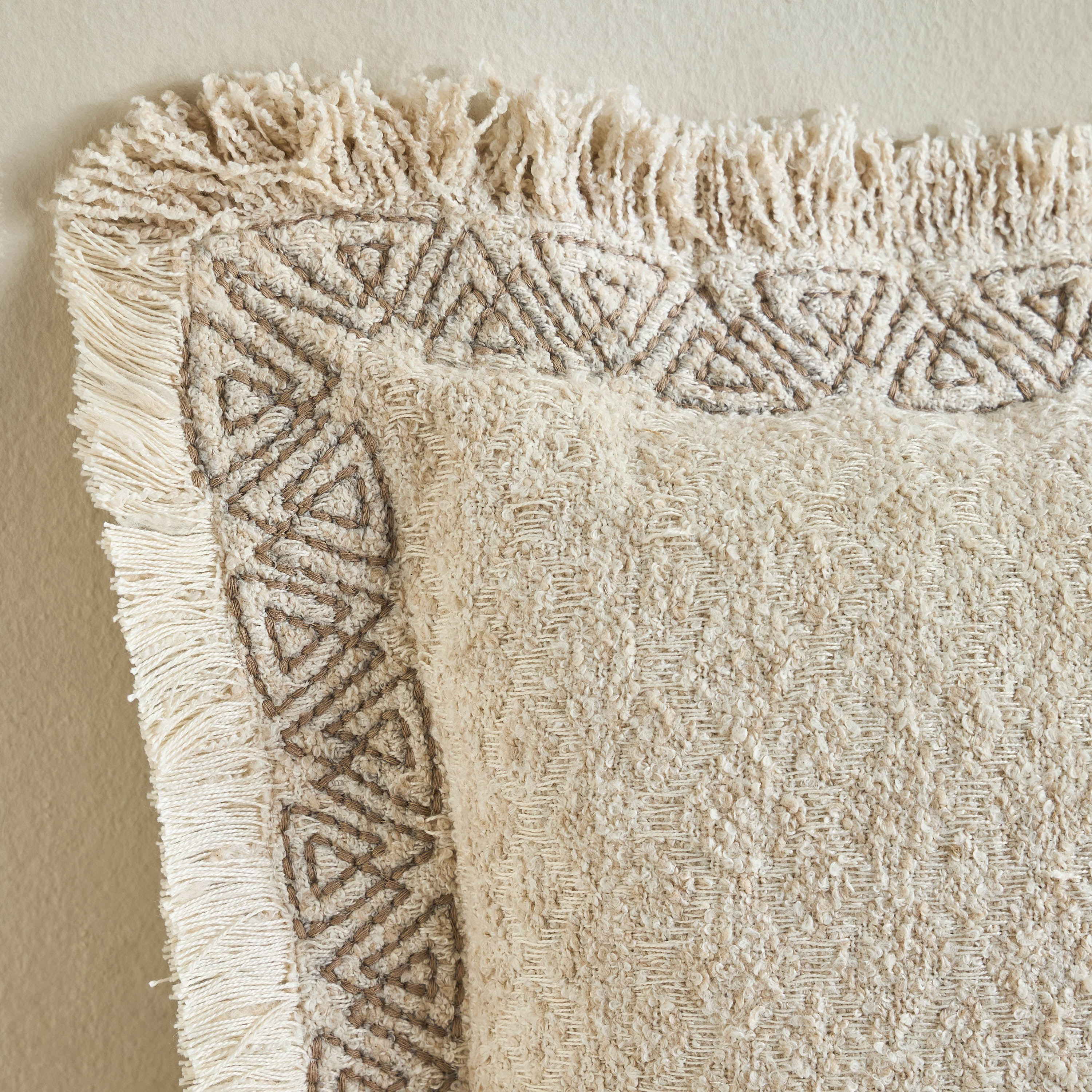 Garo Embroidered Cushion Cover - 50x50 cm-household-cushionsandthrows-cushioncovers-image-2