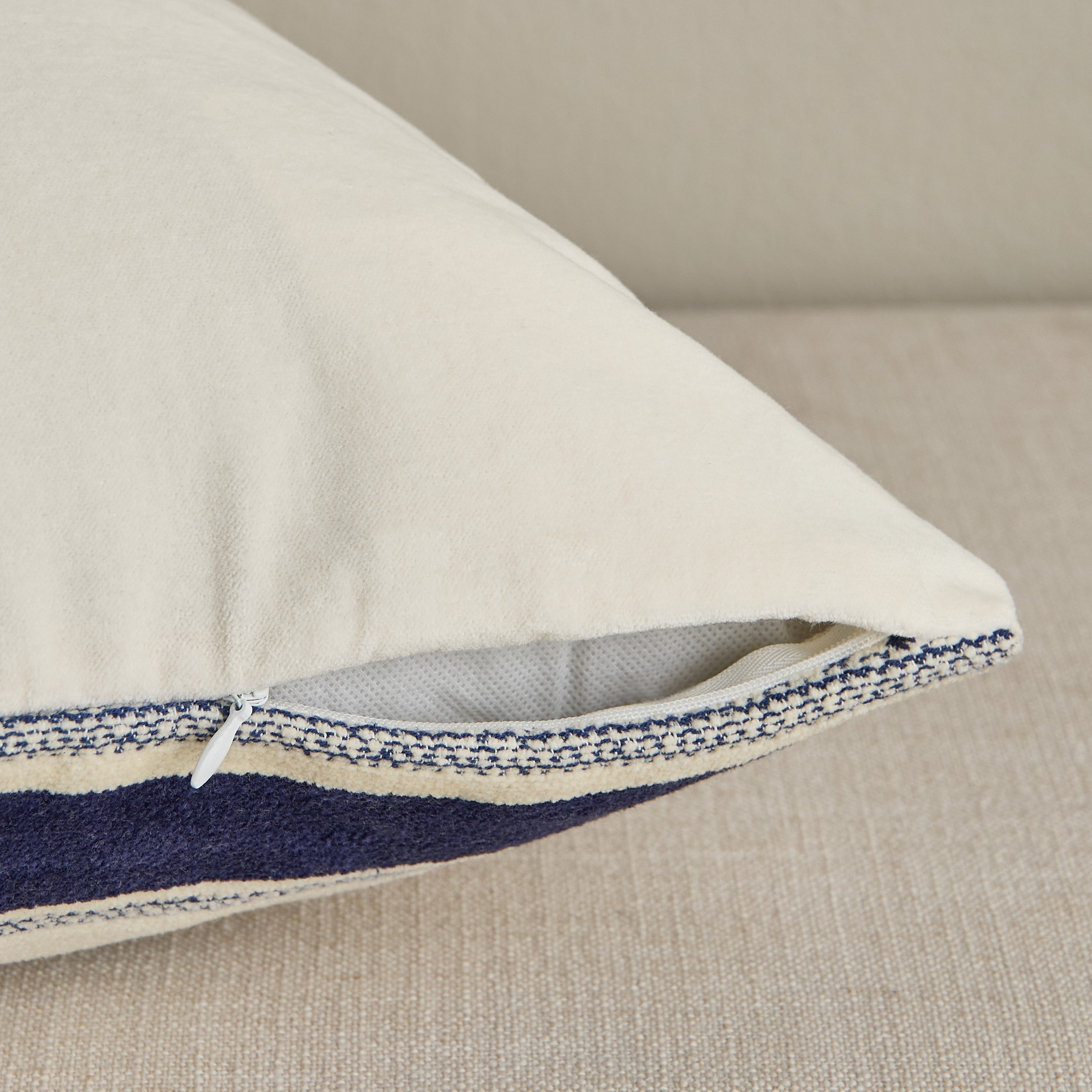 Sendai Chenille Filled Cushion - 50x50 cm-household-cushionsandthrows-filledcushions-decorativecushions-image-3