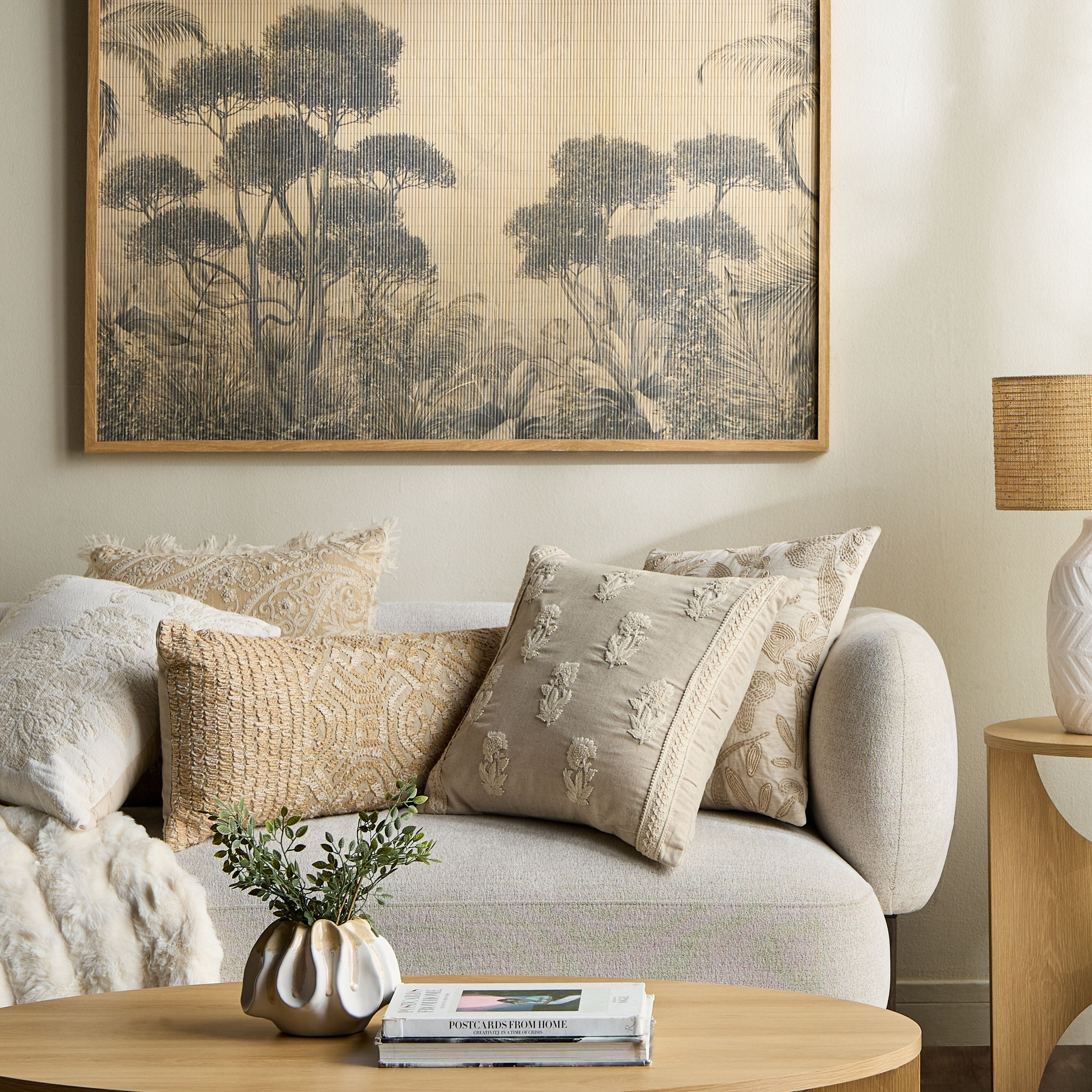 Tremula Embroidered Cushion Cover - 50x50 cm-household-cushionsandthrows-cushioncovers-image-4