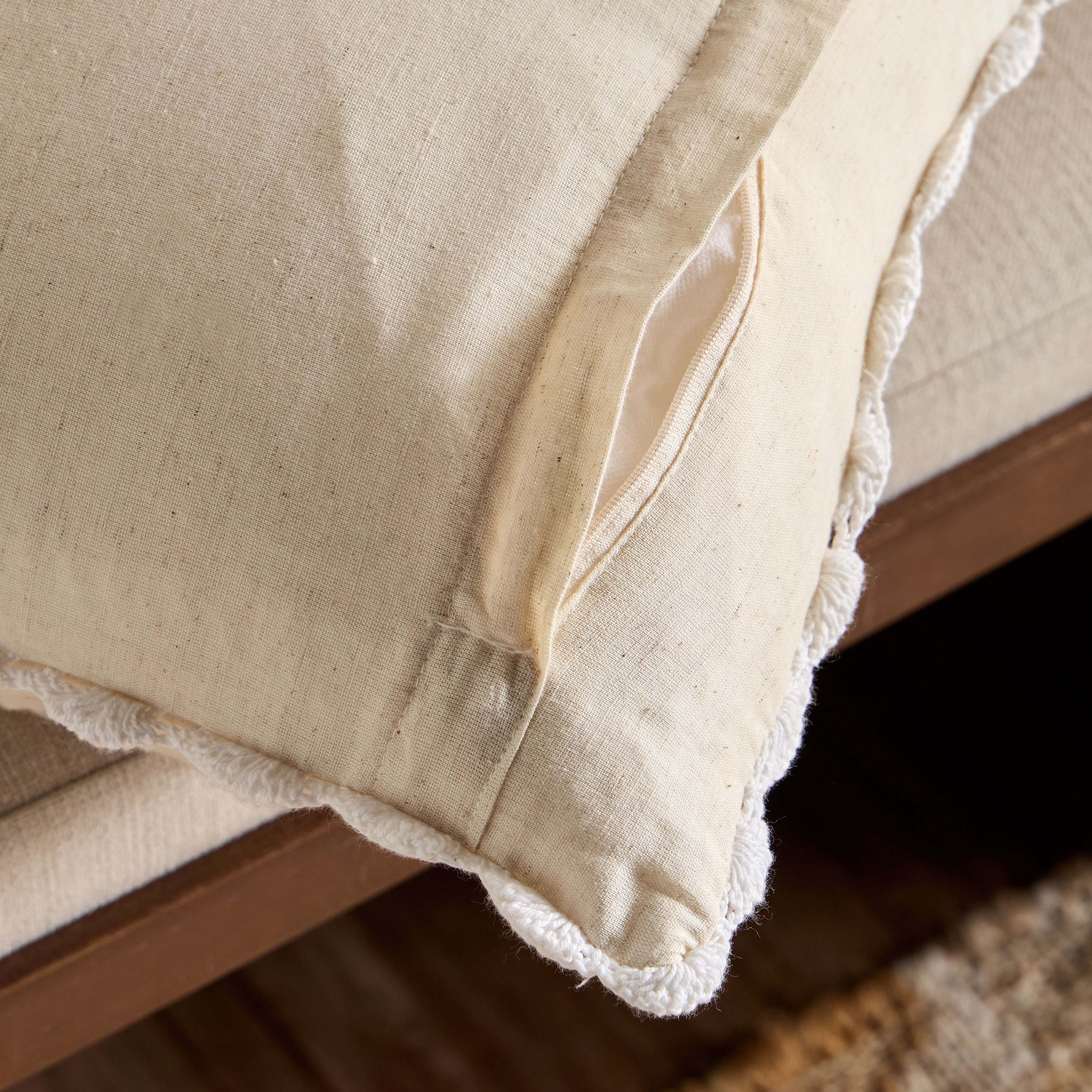 Dogra Embroidered Cushion Cover - 50x50 cm-household-cushionsandthrows-cushioncovers-image-3