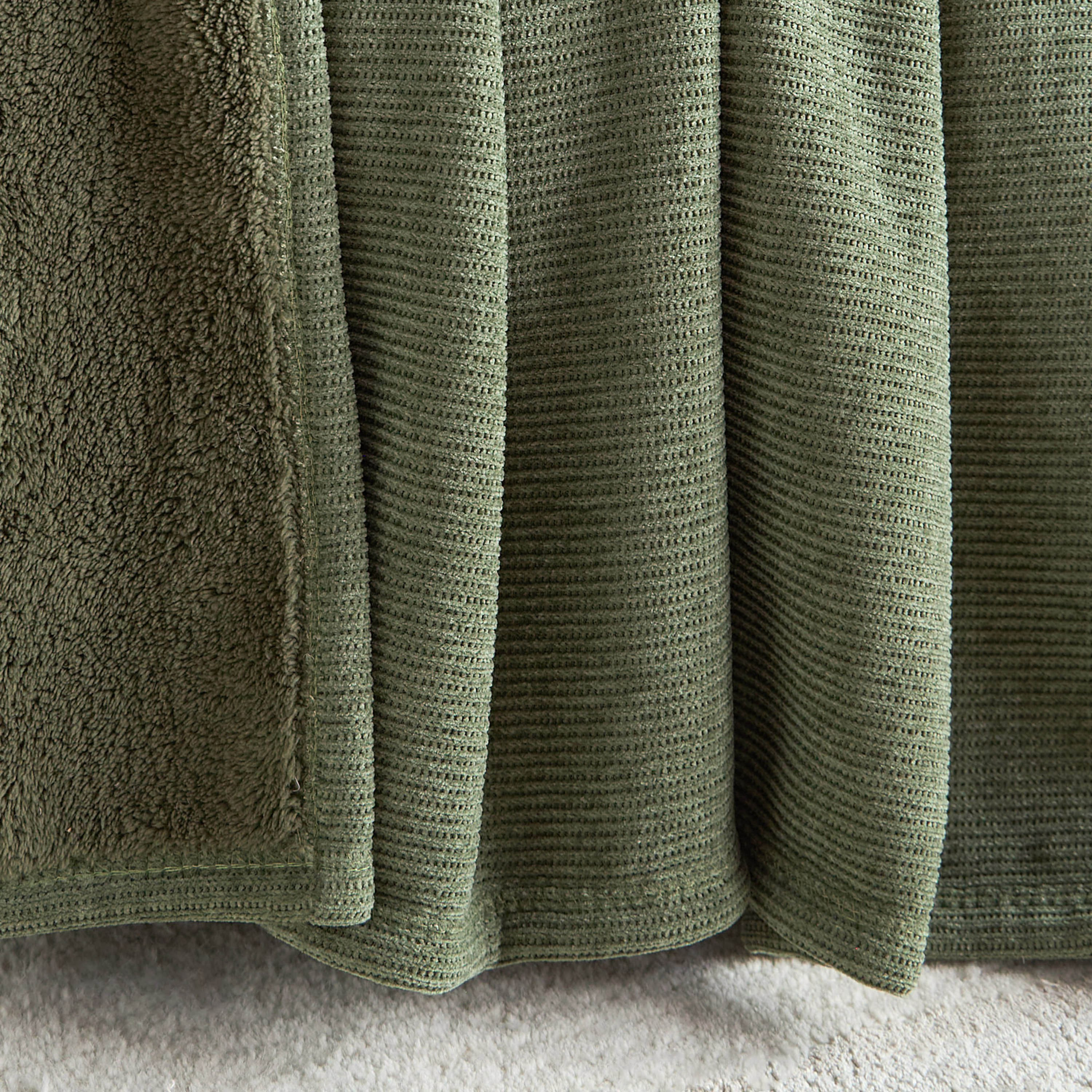 Luis Chenille Sherpa Single Blanket - 150x200 cm-household-cushionsandthrows-throwsandblankets-blankets-image-2