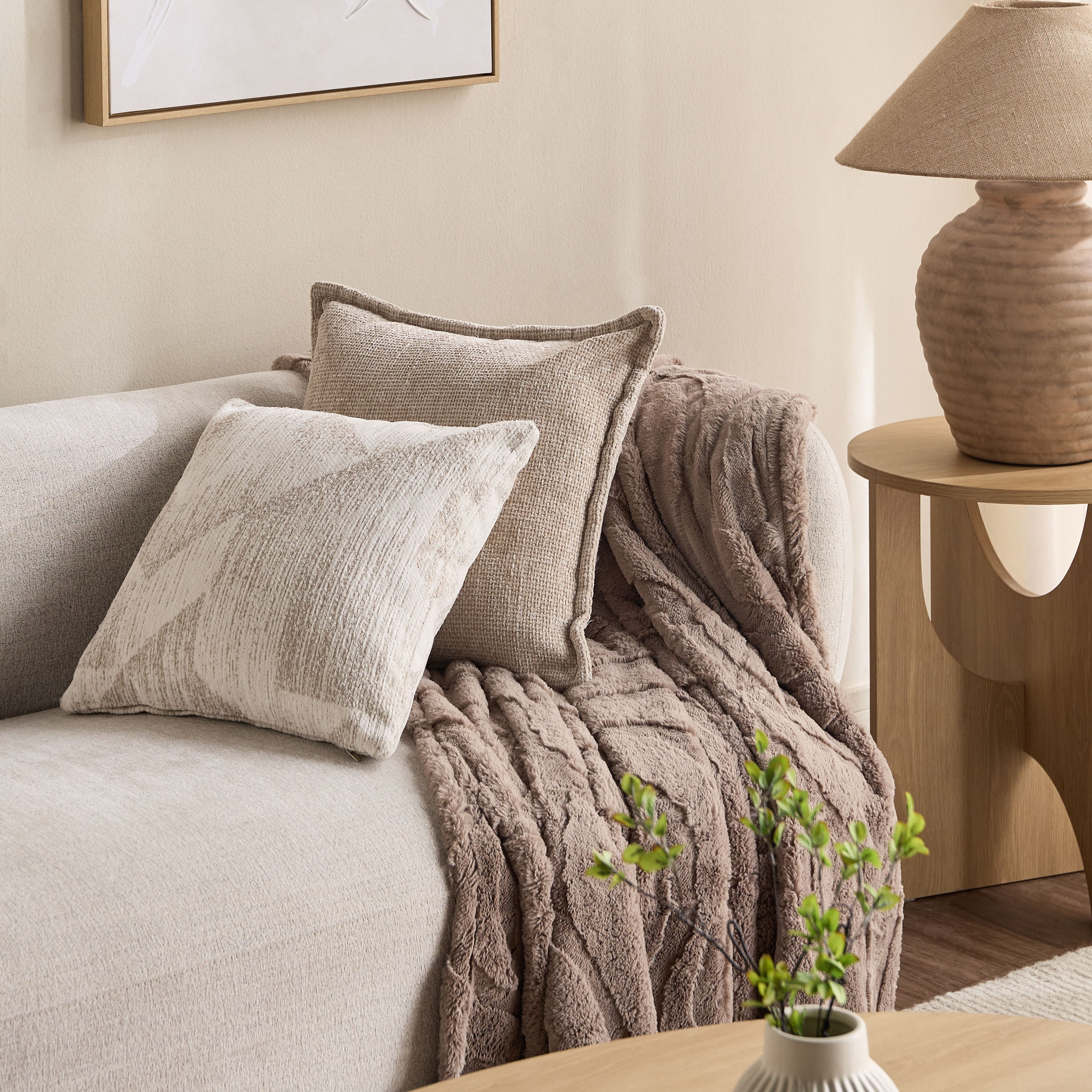 بطانية فردية مموجة من فرو الأرنب الصناعي - رينا - 150x200 سم-household-cushionsandthrows-throwsandblankets-blankets-image-5