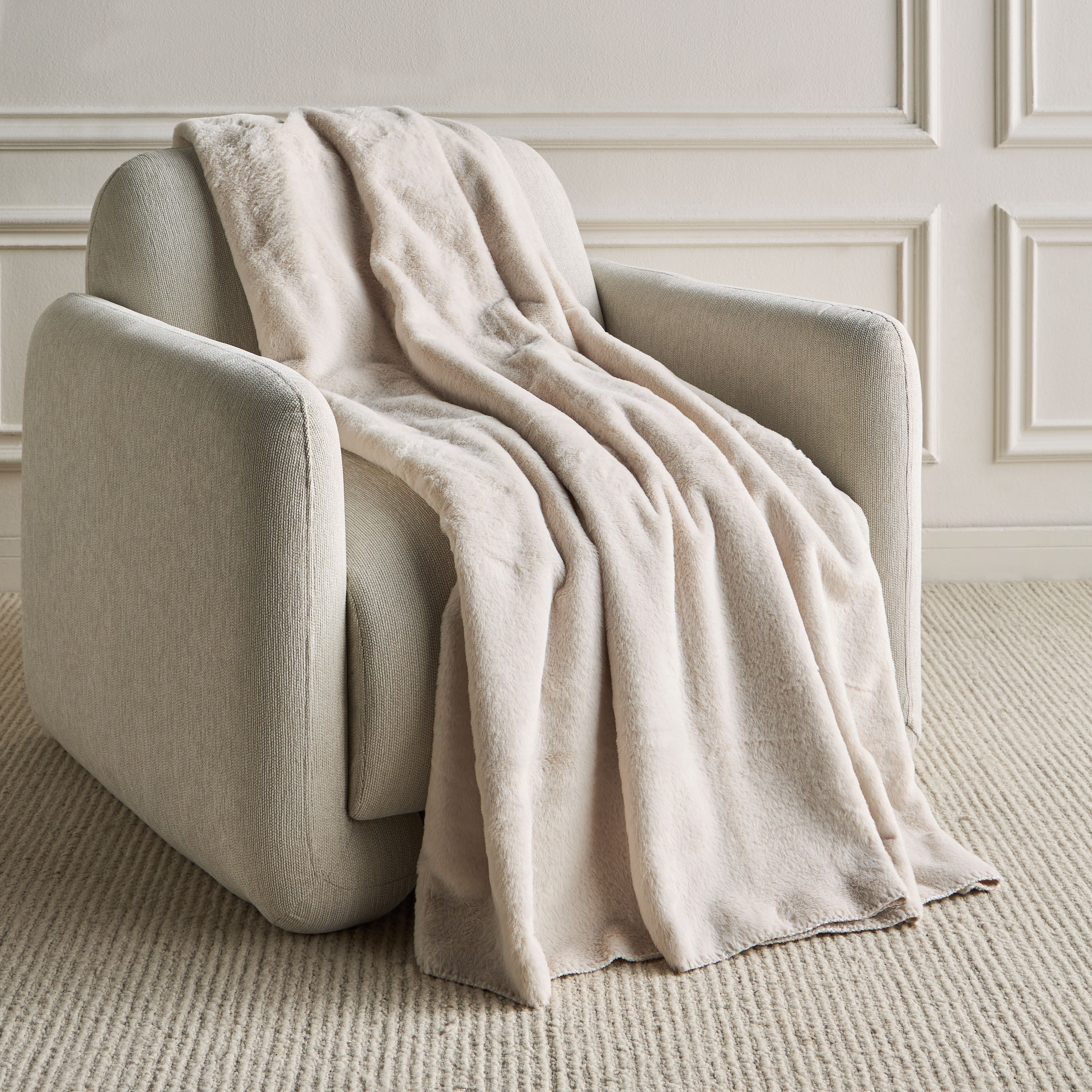 بطانية كوين مينك فرو أرنب - آرنا - 240x200 سم-household-bedding-blankets-image-1