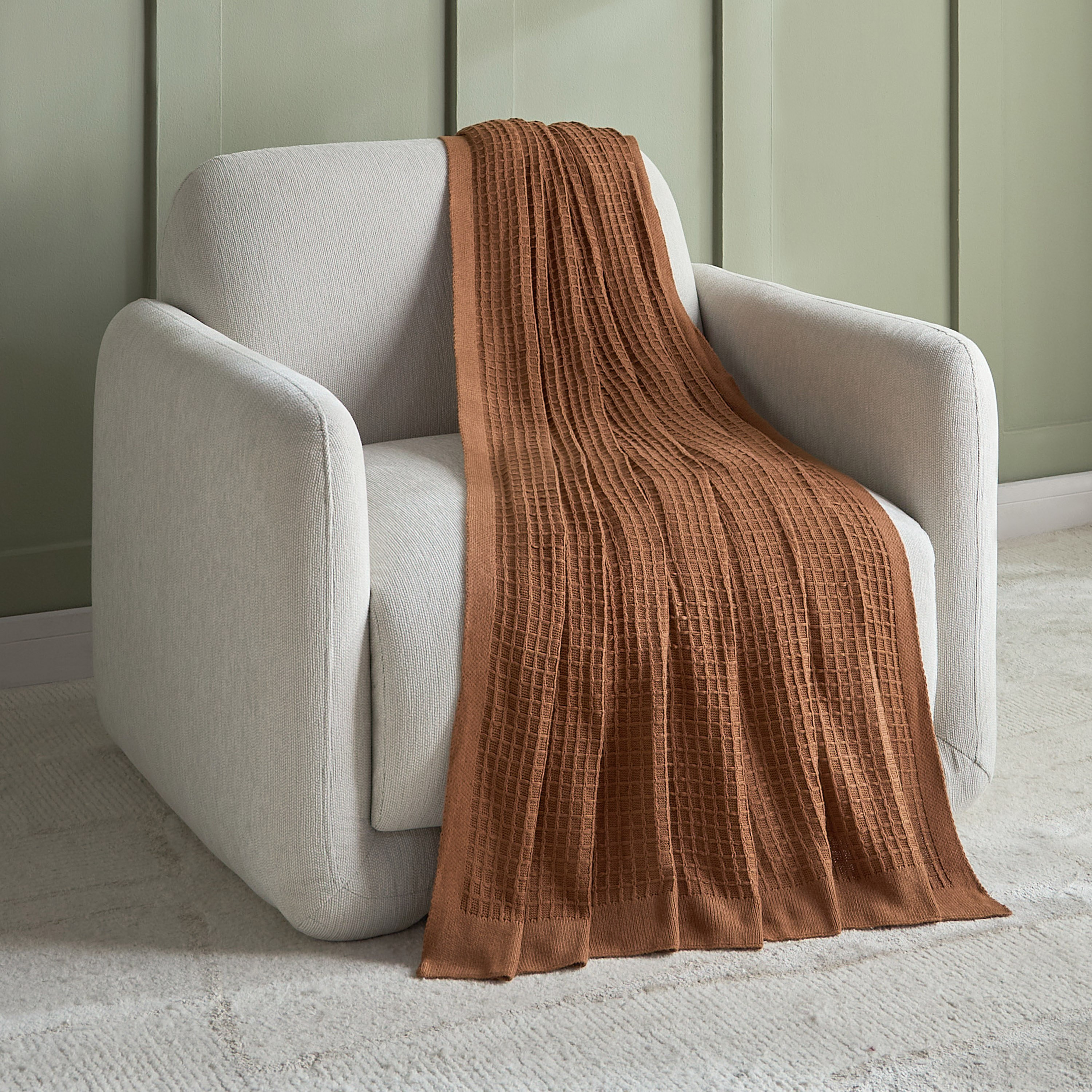 بطانية كابل وافل - فايو - 130 × 170 سم-household-bedding-blankets-image-1
