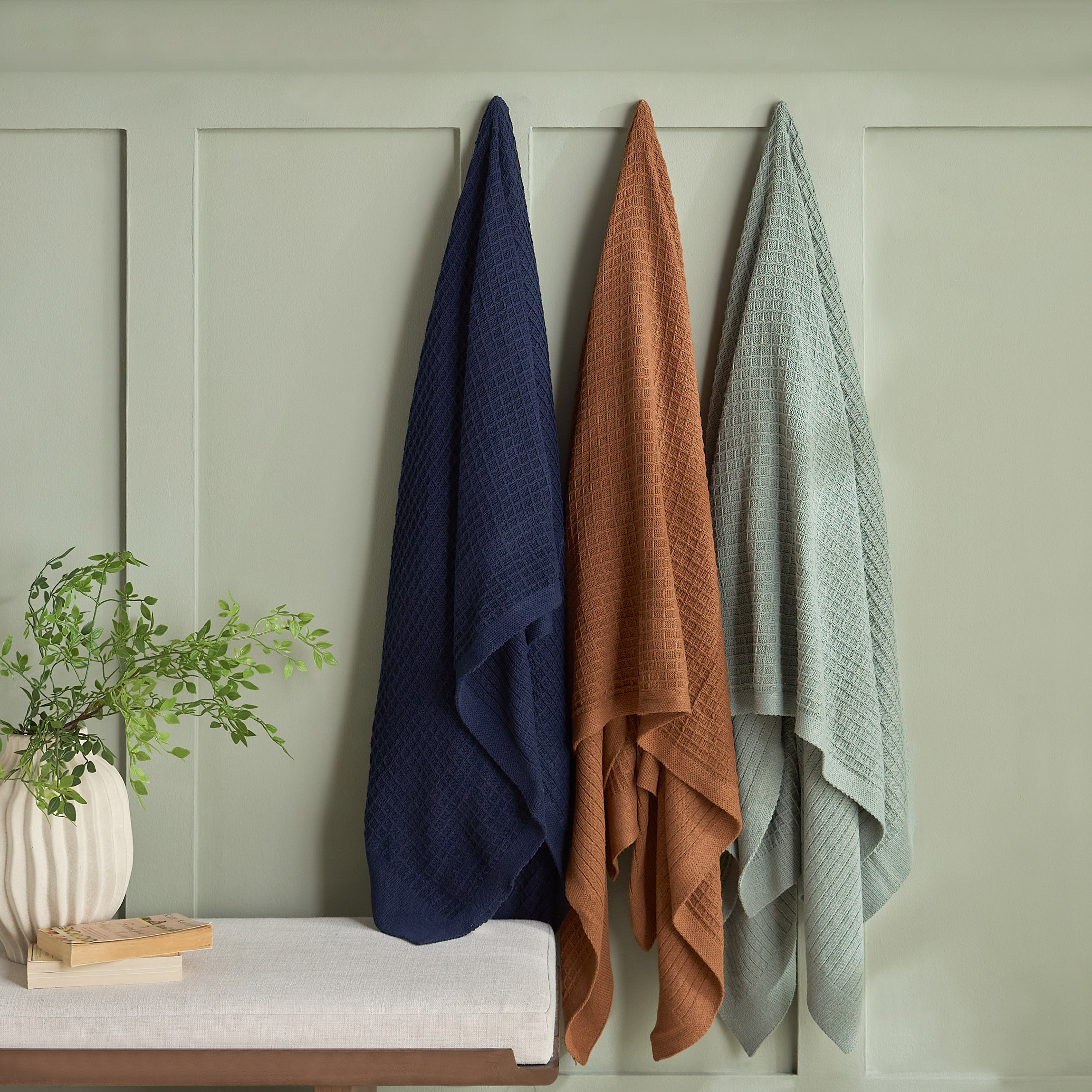 بطانية كابل وافل - فايو - 130 × 170 سم-household-bedding-blankets-image-3