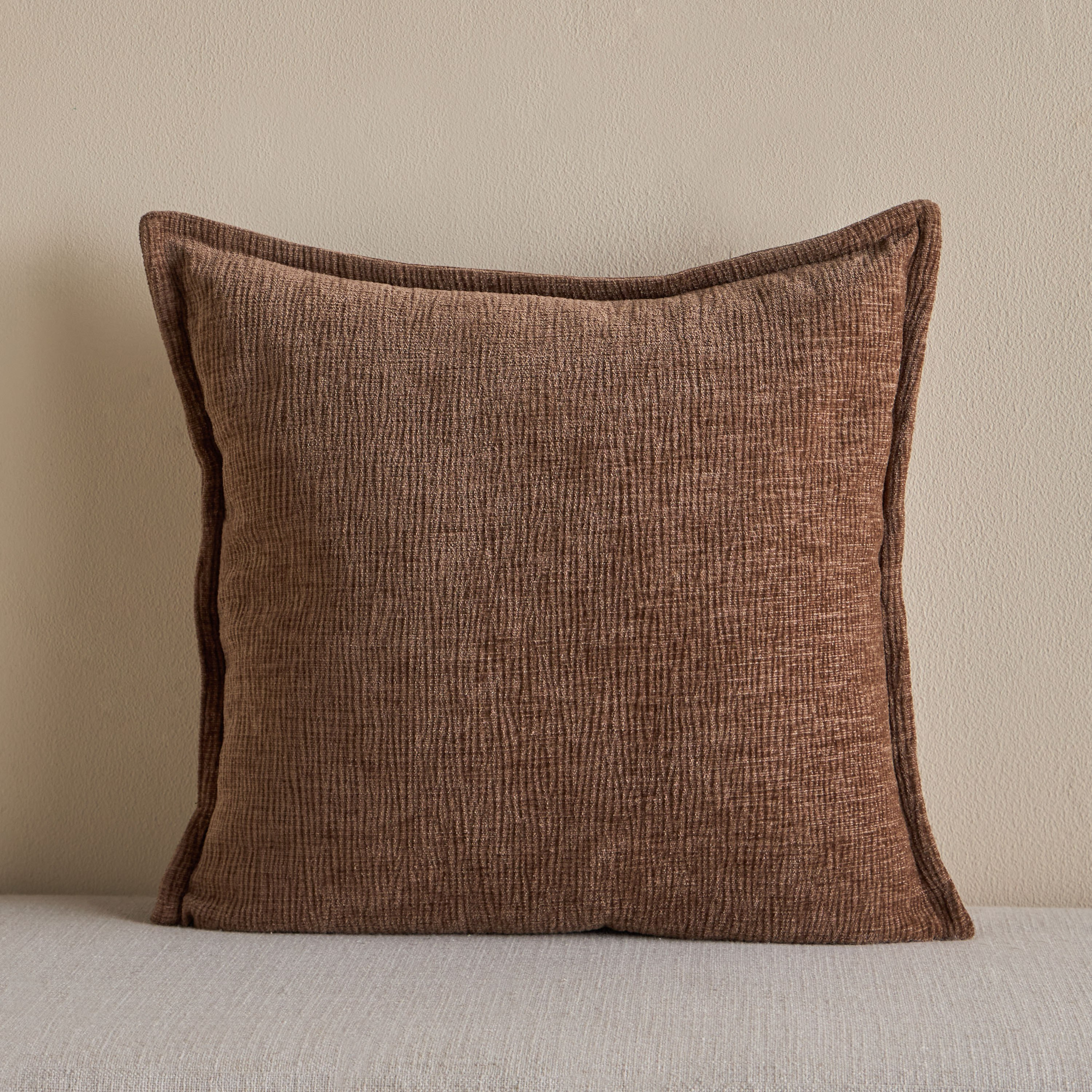 Albi 2-Piece Chenille Textured Filled Cushion Set - 45x45 cm-household-cushionsandthrows-filledcushions-decorativecushions-image-2