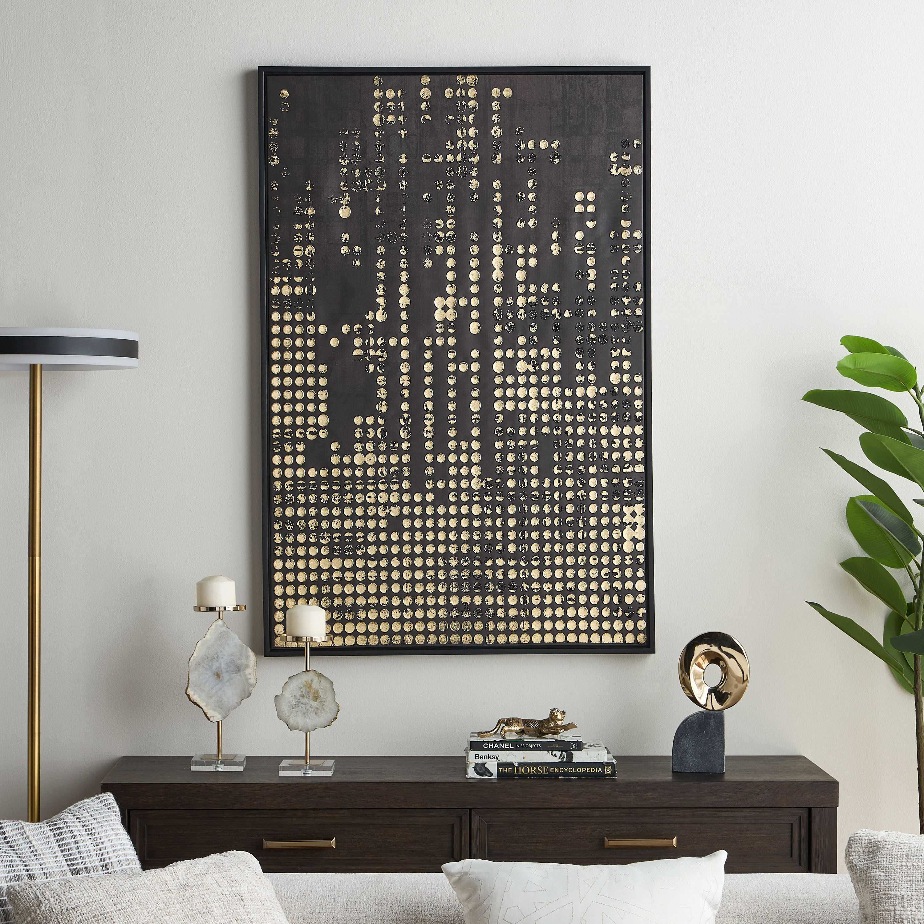 Theda Framed Canvas Wall Art - 80x120 cm-household-walldecorandmirrors-wallart-image-3