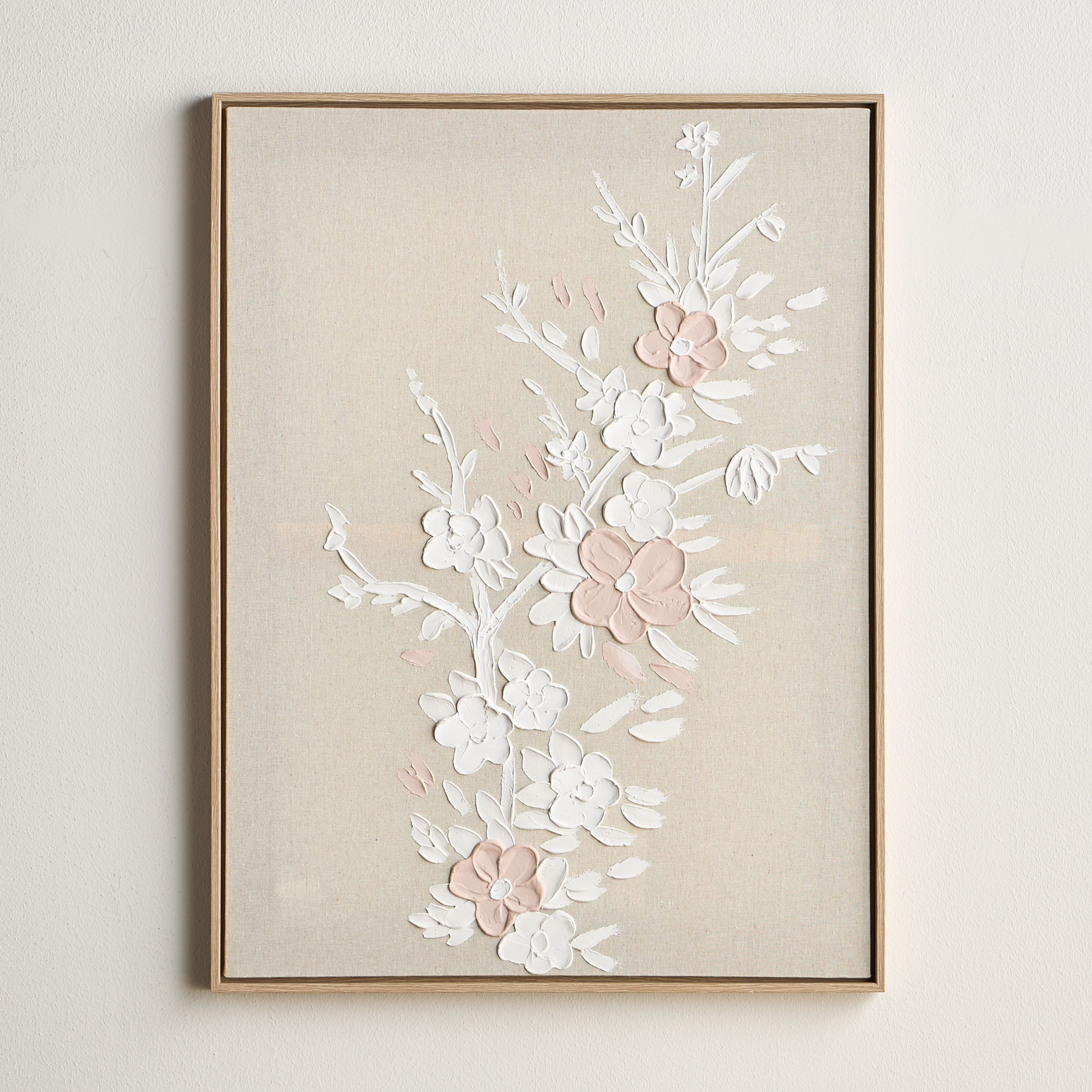 Inesa Hand-Painted Framed Canvas Wall Art - 60x80 cm-household-walldecorandmirrors-wallart-image-1