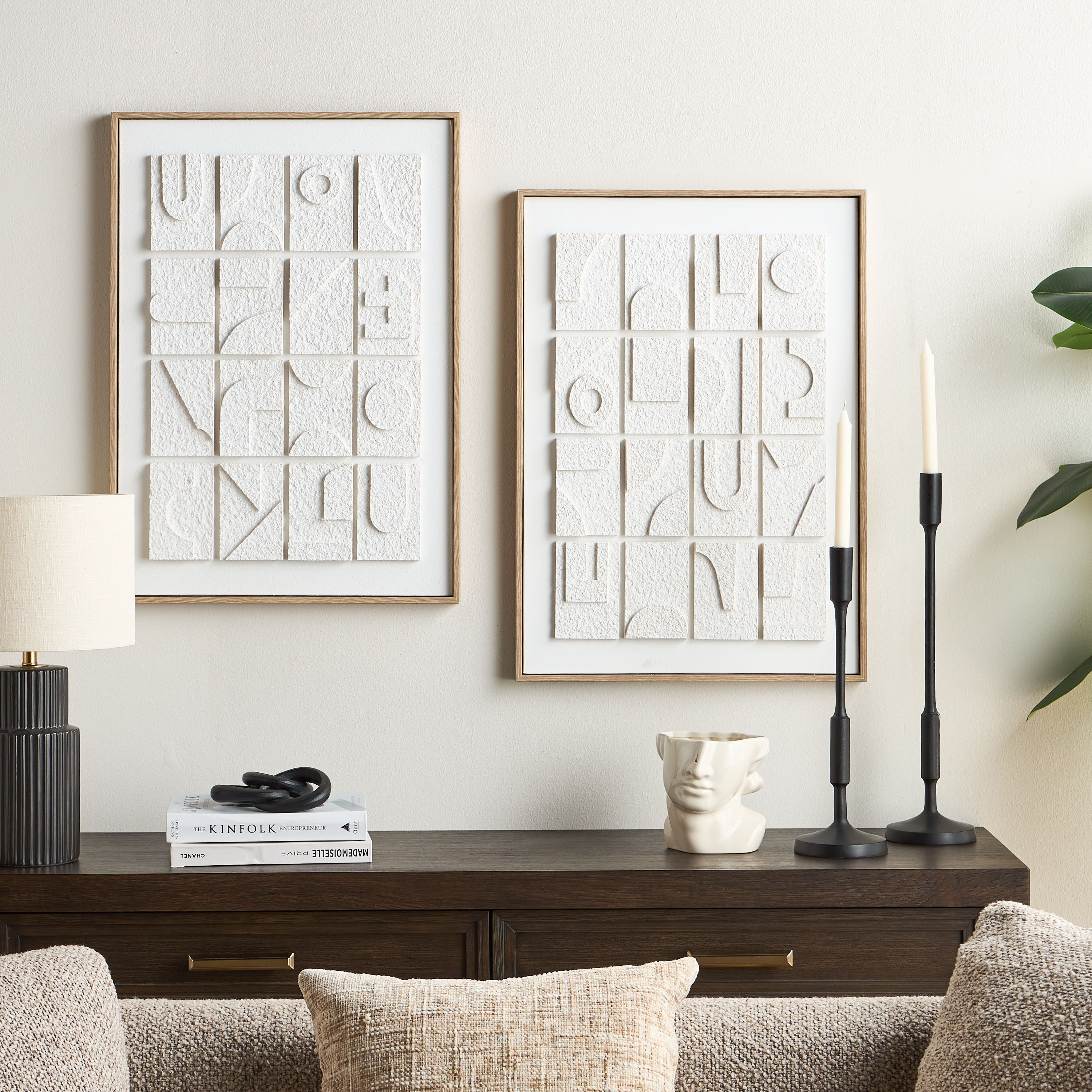 زينة حائط كانفاس مؤطرة ثلاثية الأبعاد - فيبي - 50x70 سم-household-walldecorandmirrors-wallart-image-3