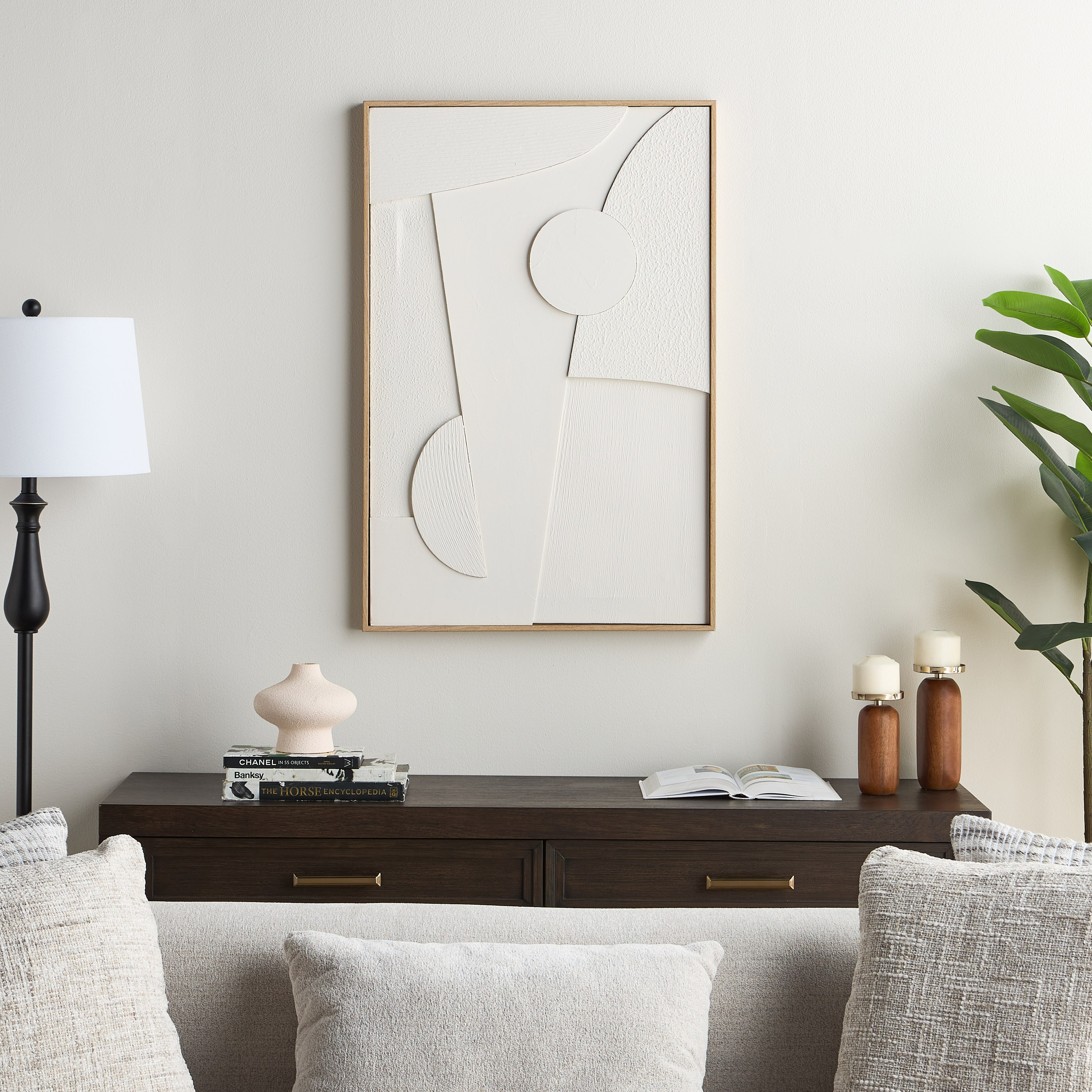 زينة حائط مؤطرة - ليكسينا - 60x90 سم-household-walldecorandmirrors-wallart-image-3