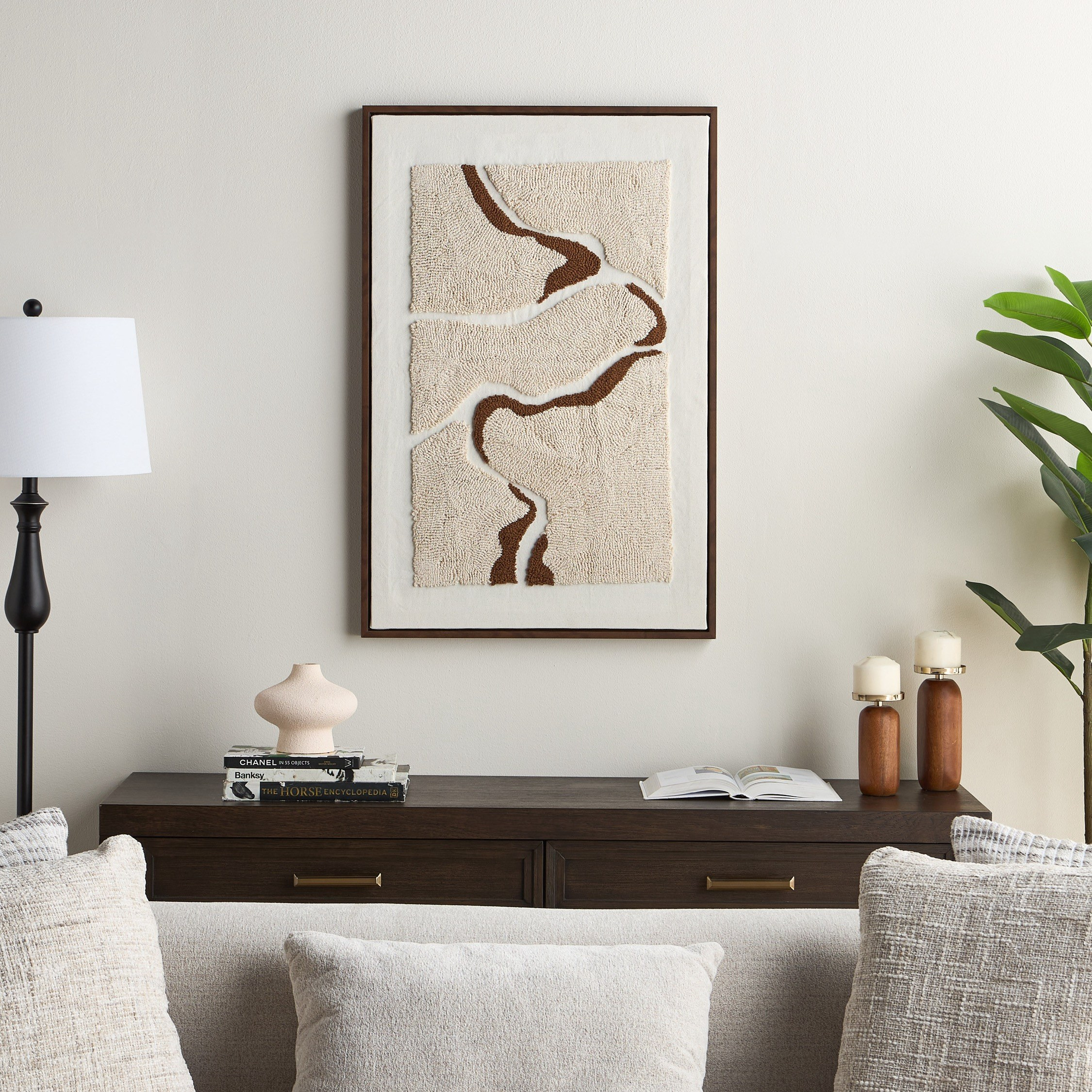 زينة حائط مؤطرة - ميروب - 60x90 سم-household-walldecorandmirrors-wallart-image-3